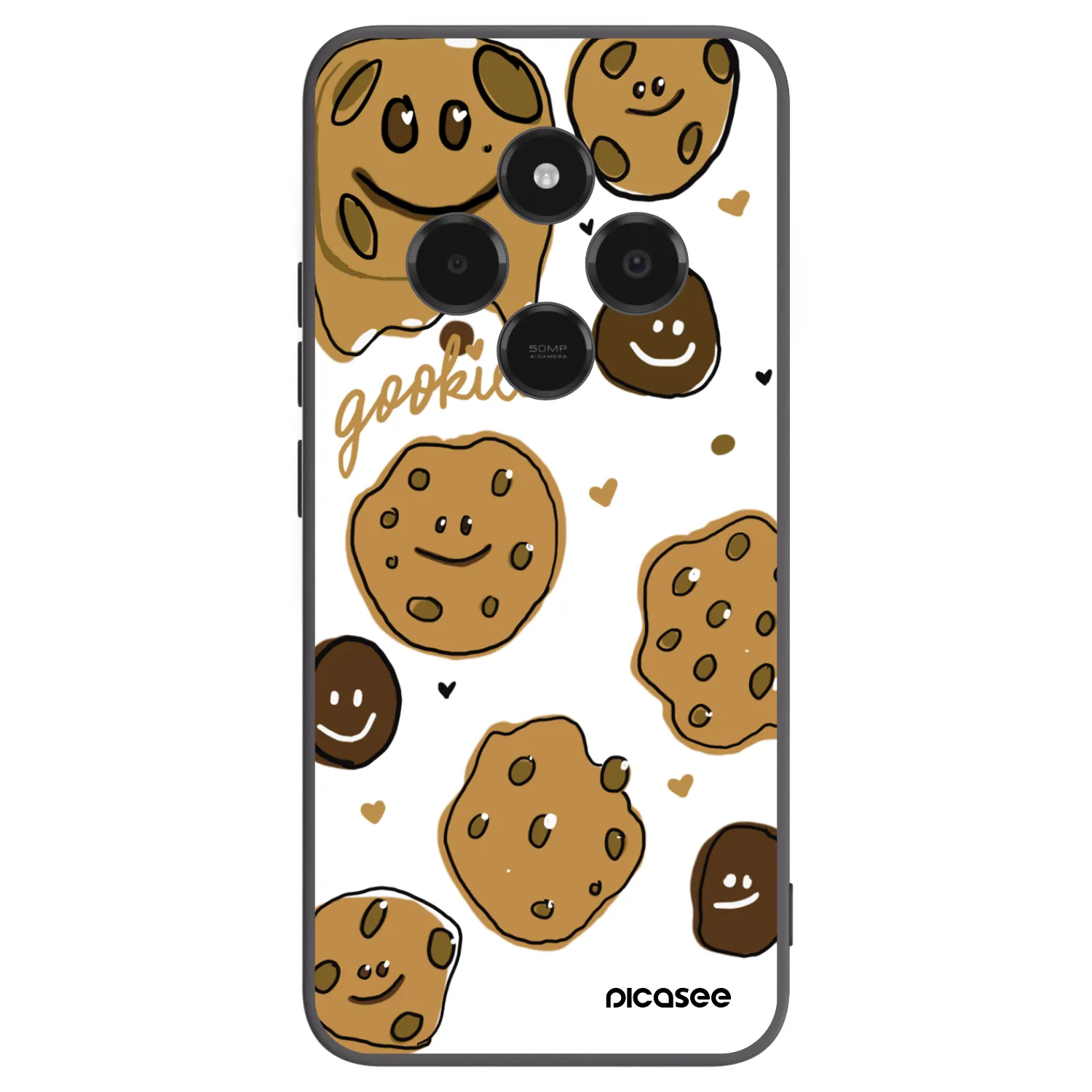 Picasee husă neagră din silicon pentru Xiaomi Poco C75 - Gookies