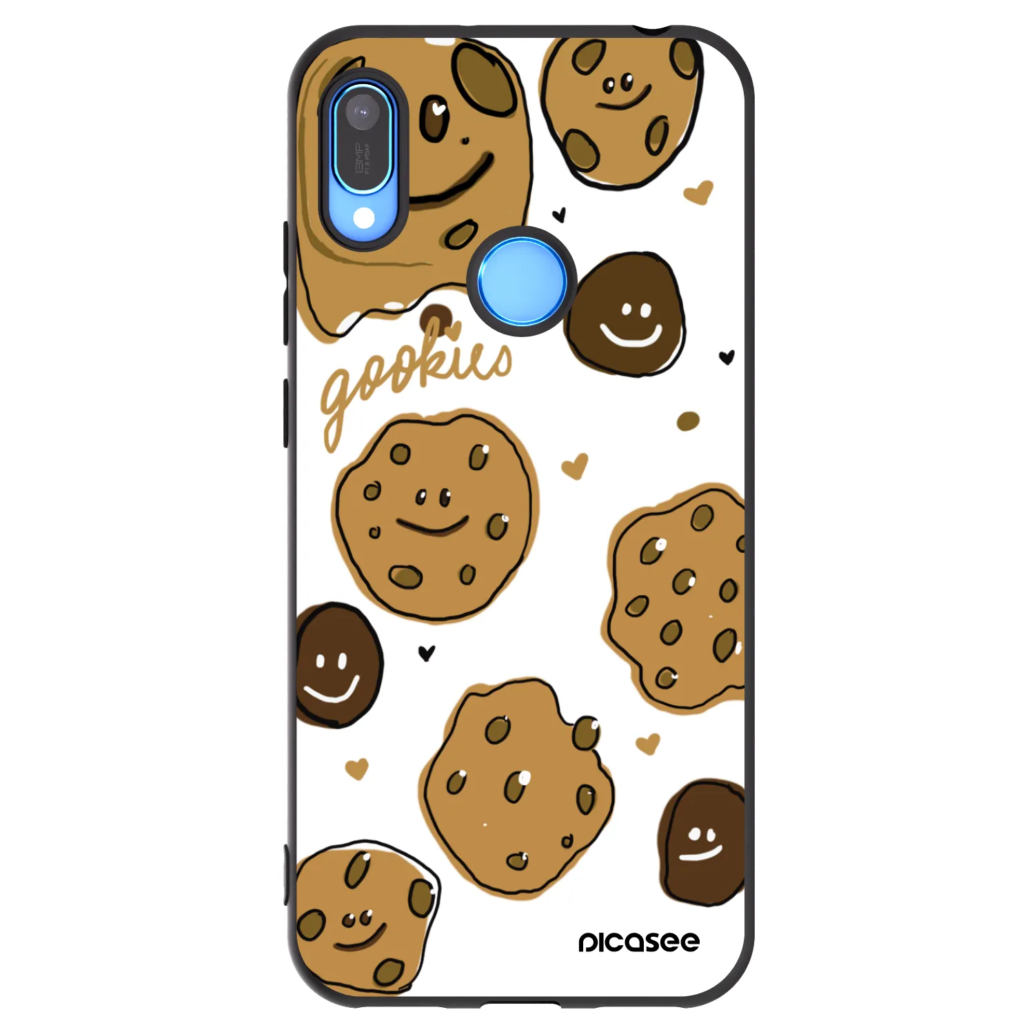 Picasee husă neagră din silicon pentru Huawei Y6 2019 - Gookies