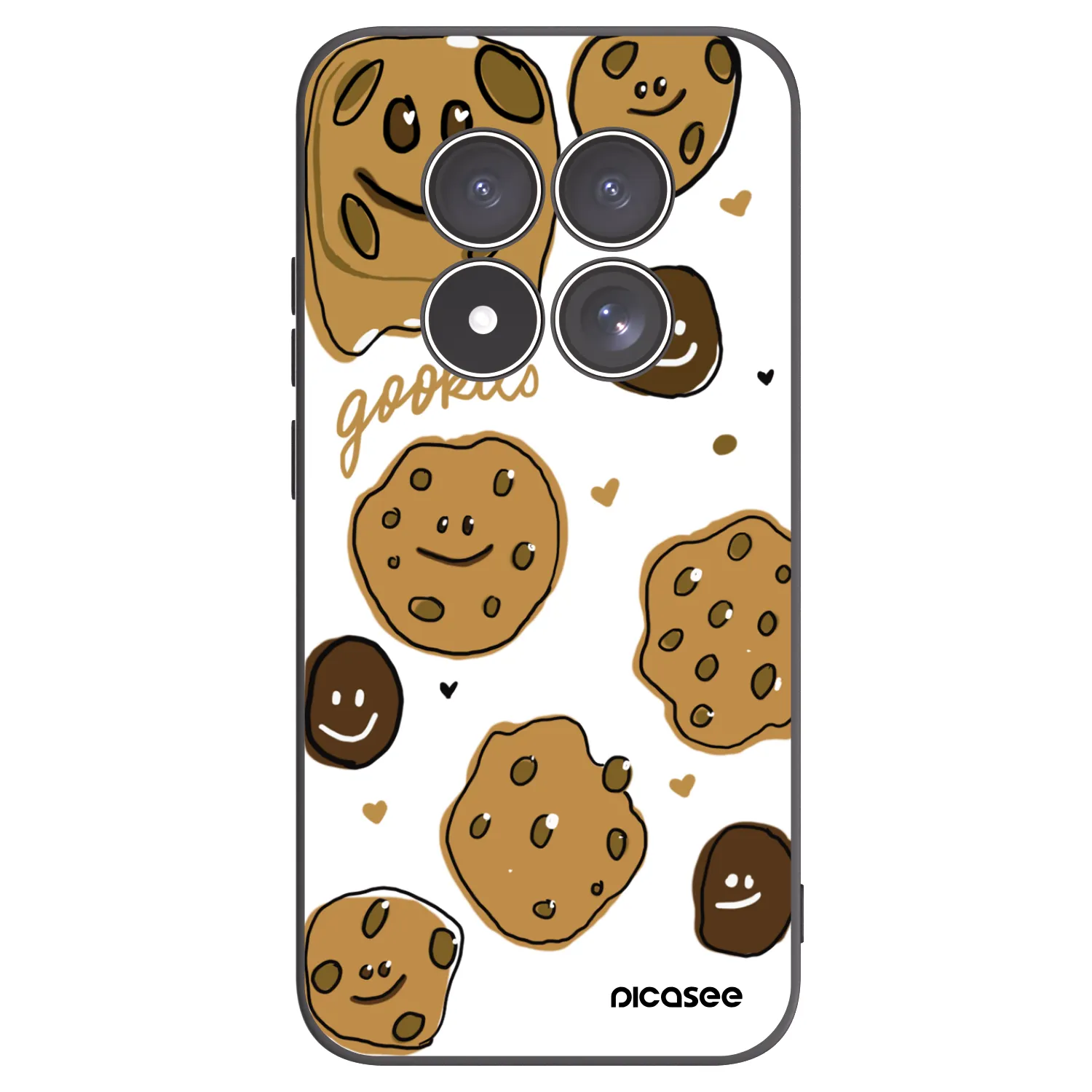 Picasee husă neagră din silicon pentru Xiaomi Redmi Note 15 Pro 4G - Gookies