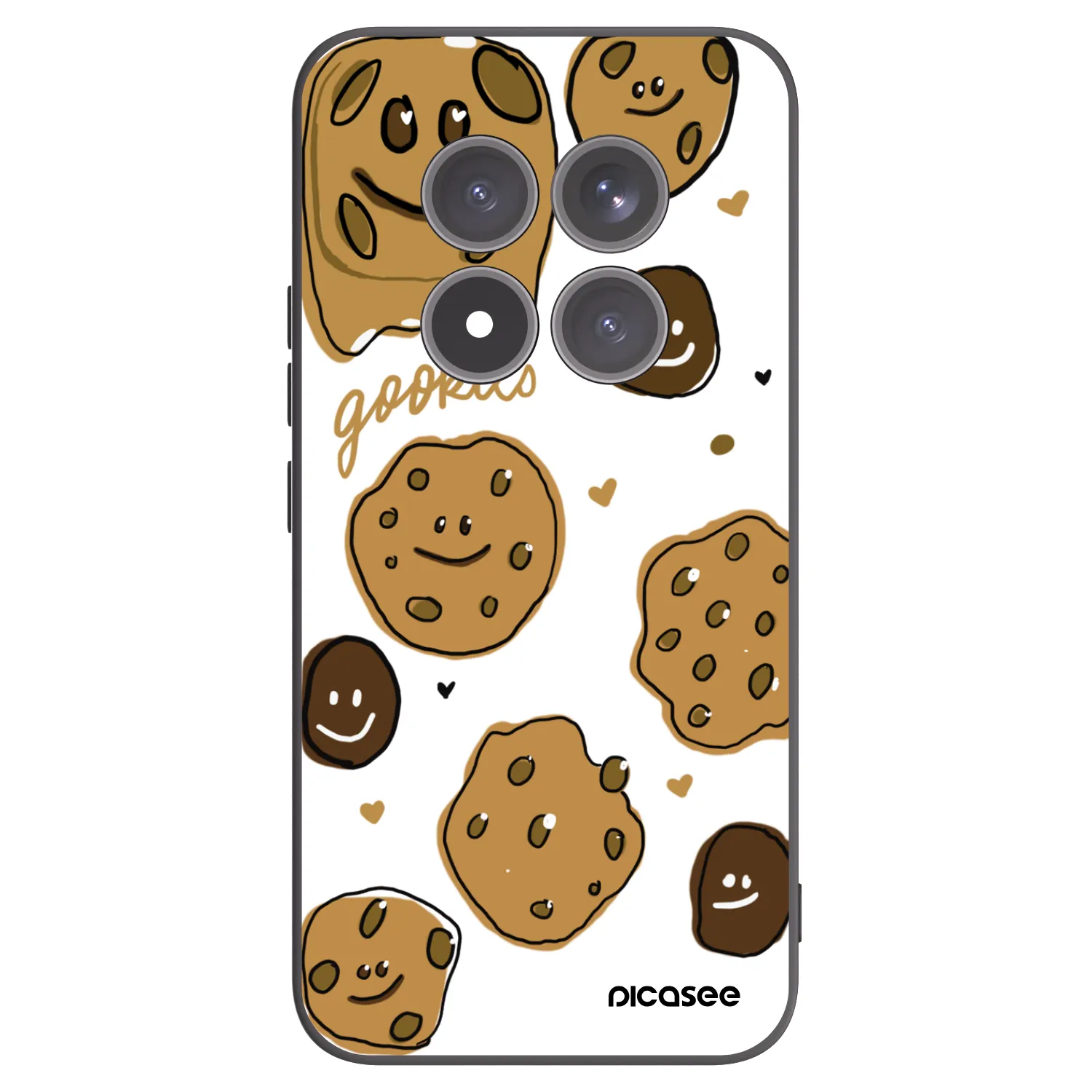 Picasee husă neagră din silicon pentru Xiaomi Redmi Note 15 Pro+ - Gookies