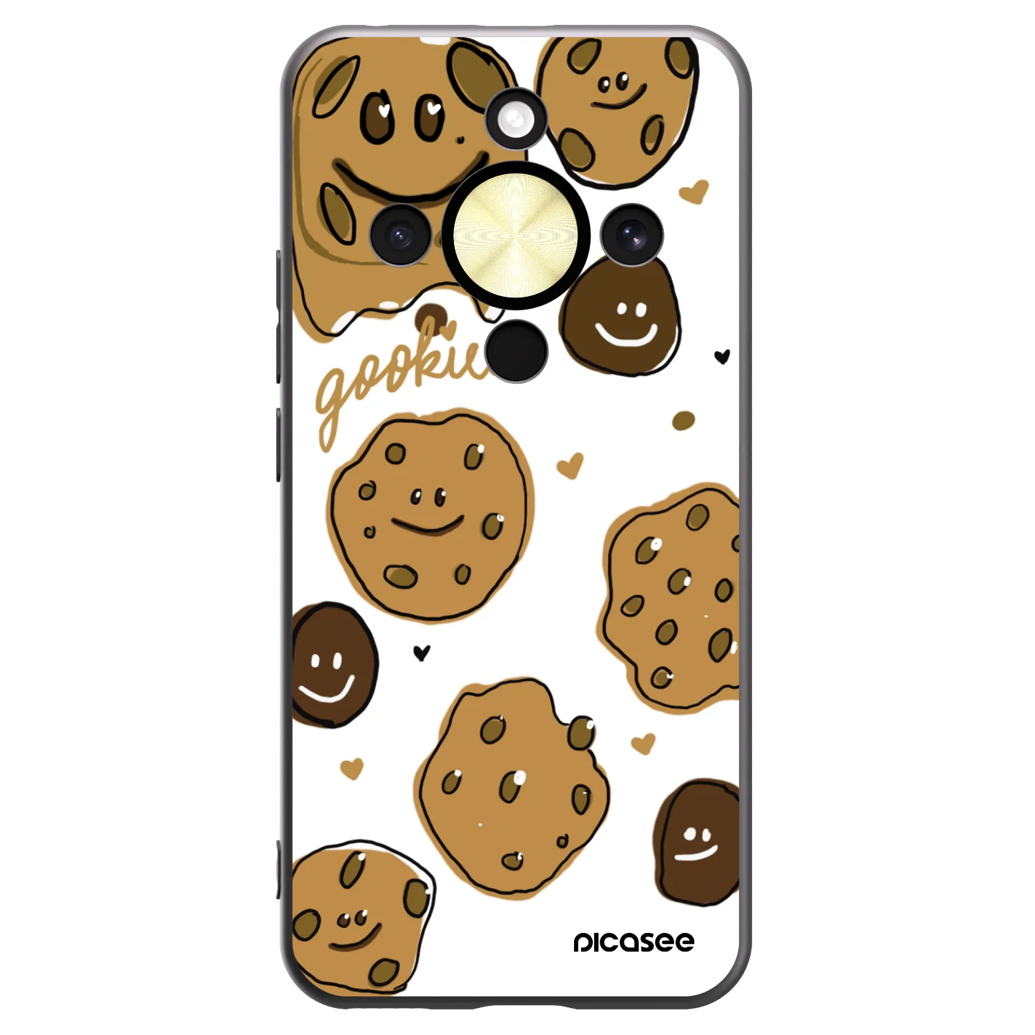 Picasee husă neagră din silicon pentru Honor Magic8 Lite 5G - Gookies