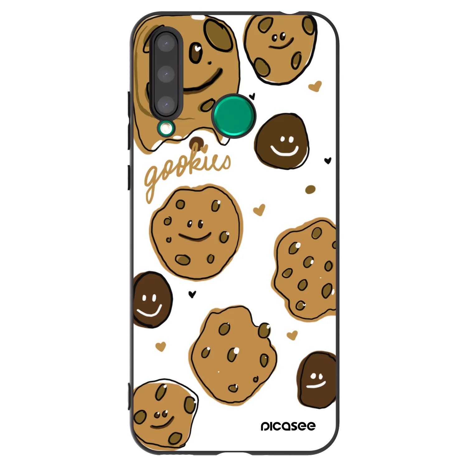 Picasee husă neagră din silicon pentru Honor 20 Lite - Gookies