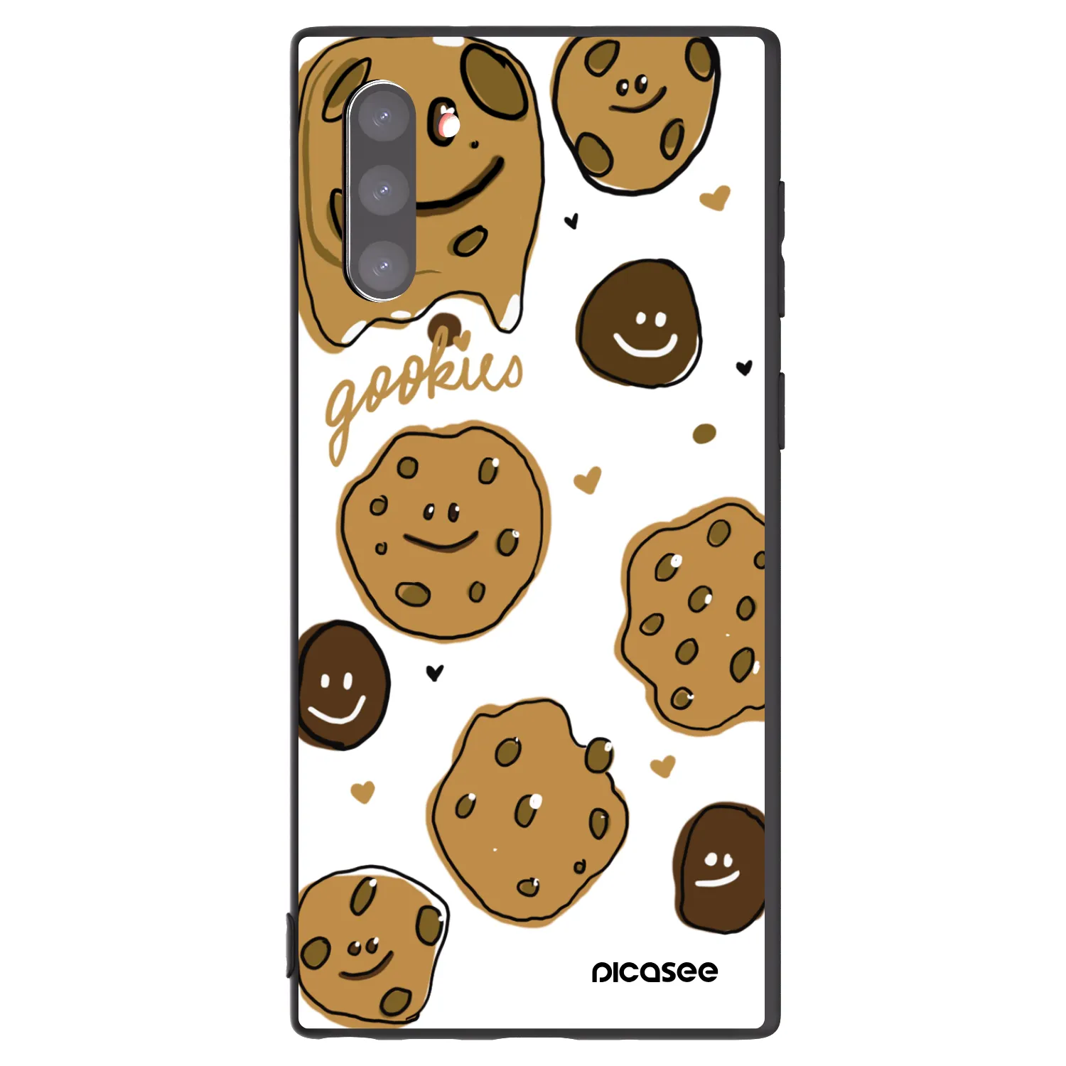 Picasee husă neagră din silicon pentru Samsung Galaxy Note 10 N970F - Gookies