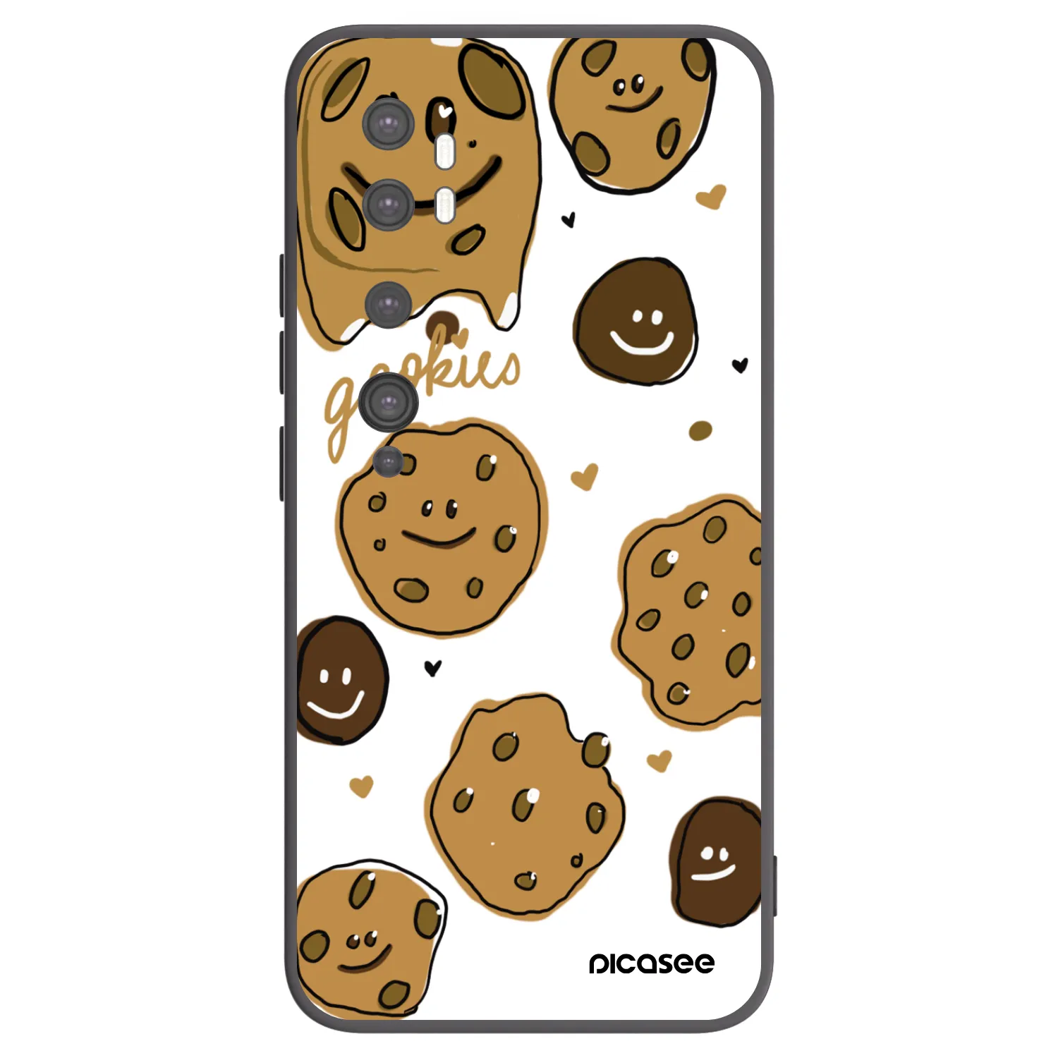 Picasee husă neagră din silicon pentru Xiaomi Mi Note 10 (Pro) - Gookies