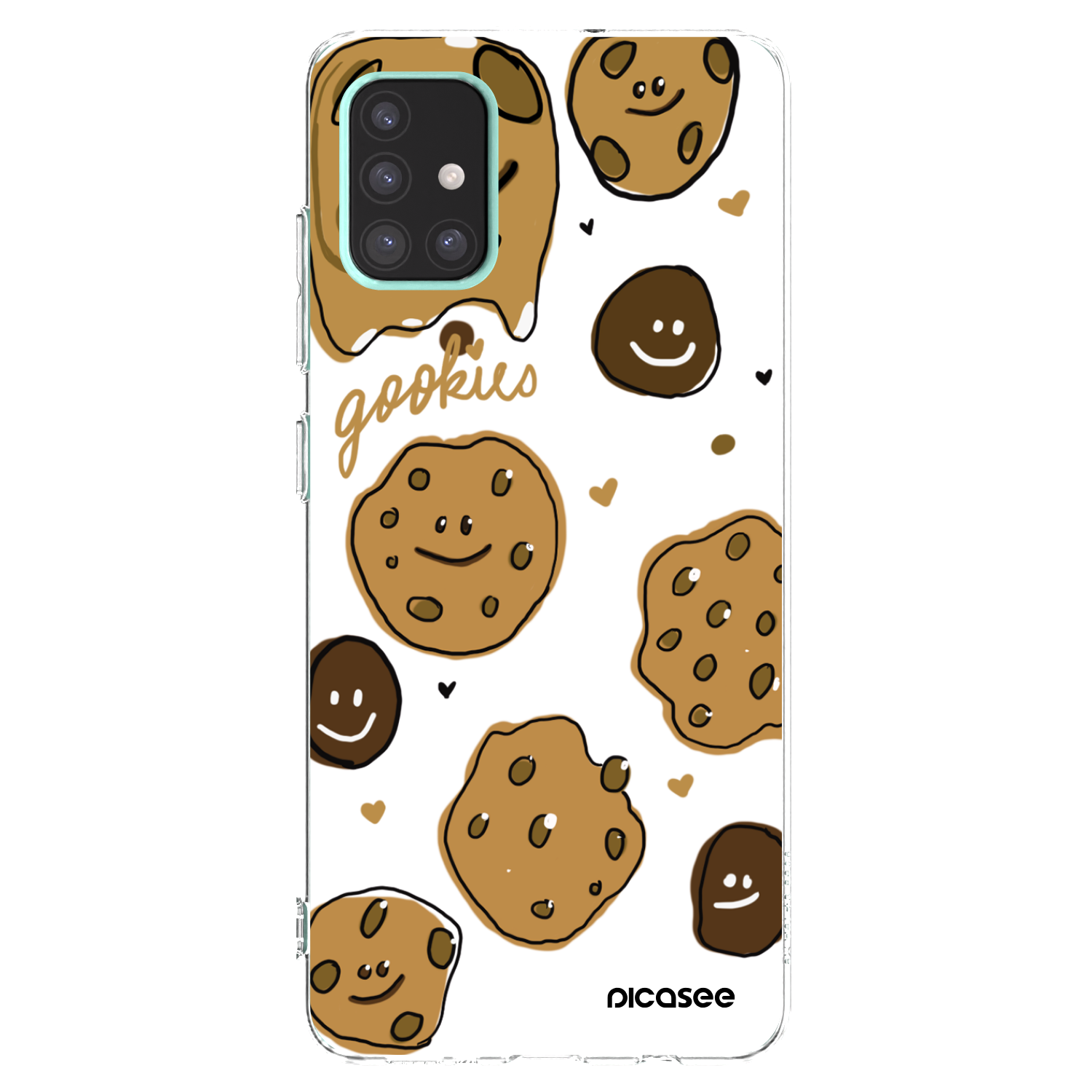 Picasee husă transparentă din silicon pentru Samsung Galaxy A51 A515F - Gookies
