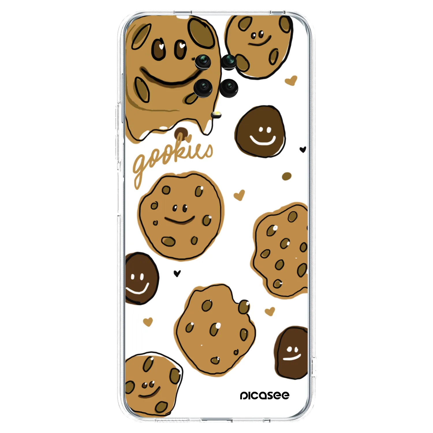 Picasee husă transparentă din silicon pentru Xiaomi Redmi Note 9S - Gookies