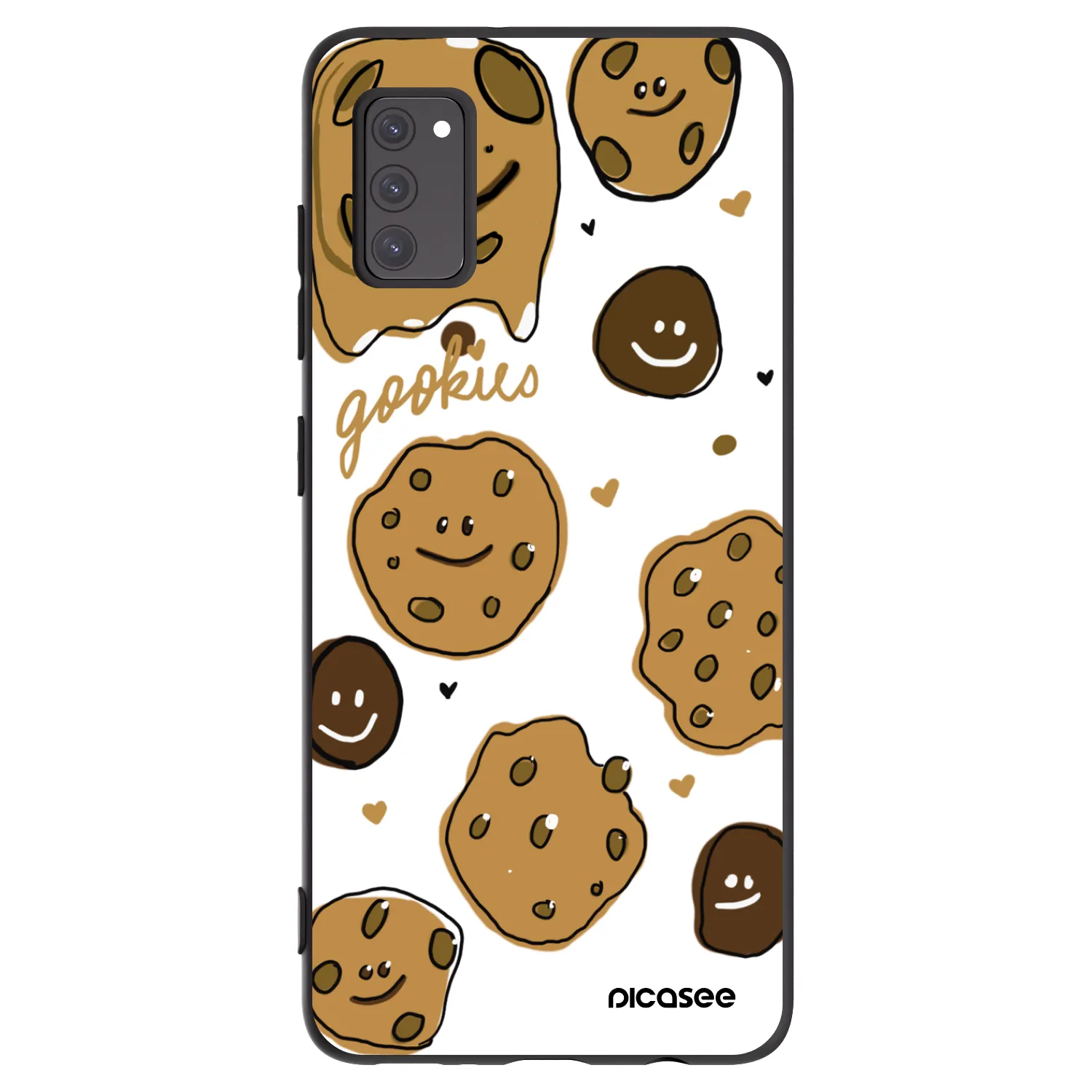 Picasee husă neagră din silicon pentru Samsung Galaxy A41 A415F - Gookies