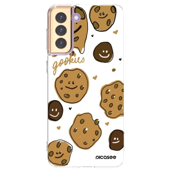 Picasee husă transparentă din silicon pentru Samsung Galaxy S21+ 5G G996F - Gookies