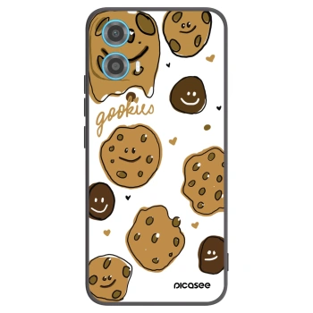 Picasee husă neagră din silicon pentru Motorola Moto G34 5G - Gookies