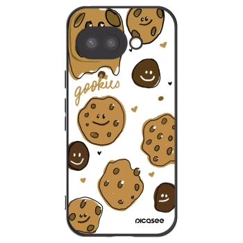 Picasee husă neagră din silicon pentru Google Pixel 9a - Gookies