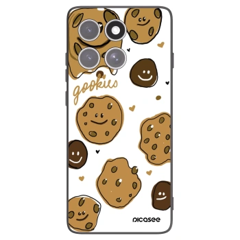Picasee husă neagră din silicon pentru Motorola Edge 60 Fusion - Gookies