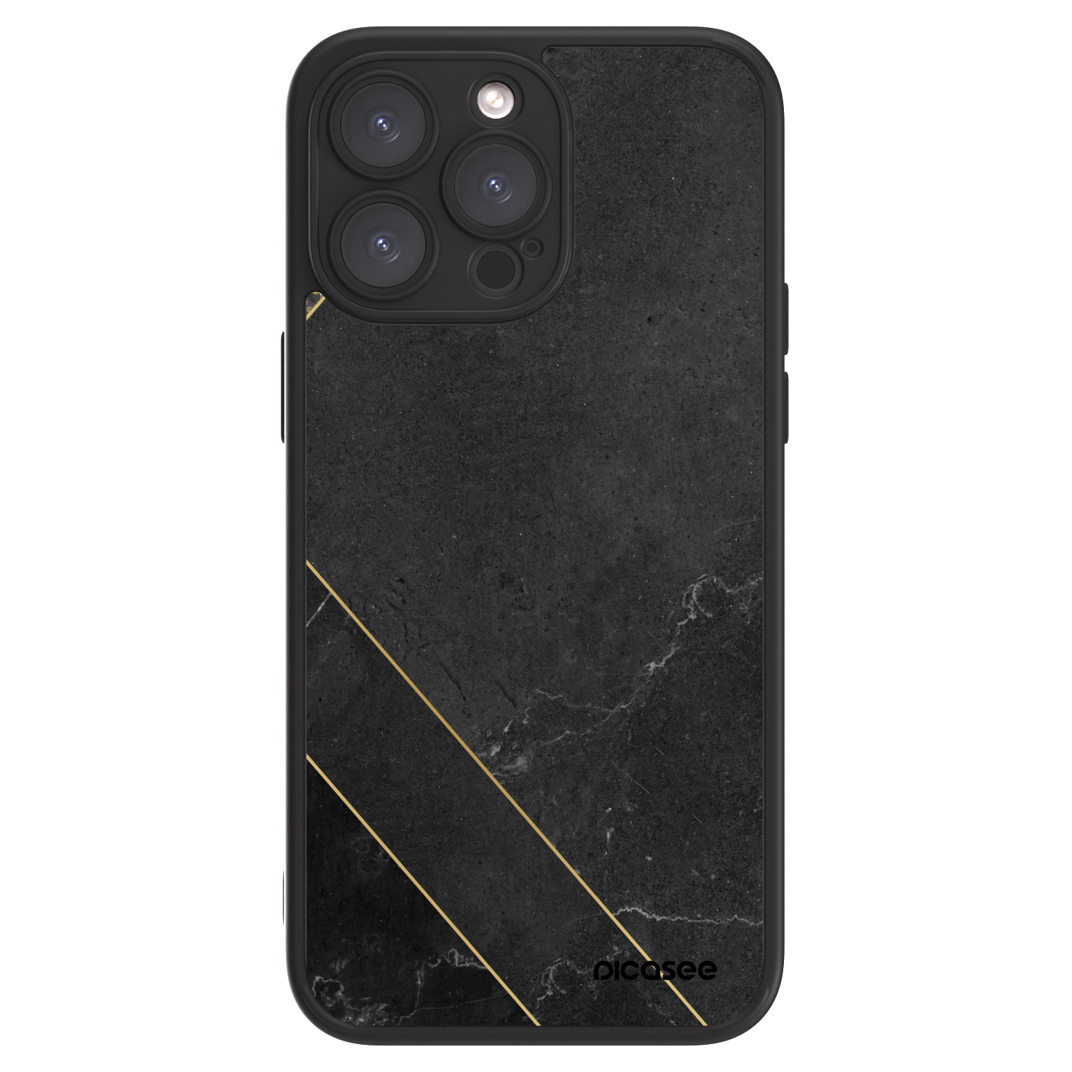 Picasee ULTIMATE CASE pentru Apple iPhone 15 Pro Max - Black tile