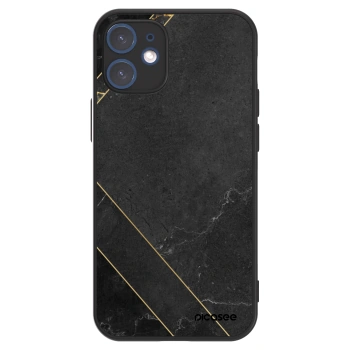 Picasee ULTIMATE CASE MagSafe pentru Apple iPhone 12 mini - Black tile