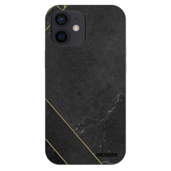 Picasee Fashion Case pentru Apple iPhone 12 mini - Black tile
