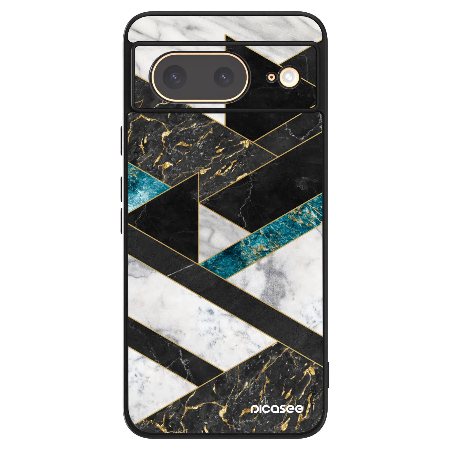 Picasee ULTIMATE CASE pentru Google Pixel 8 - Dark geometry