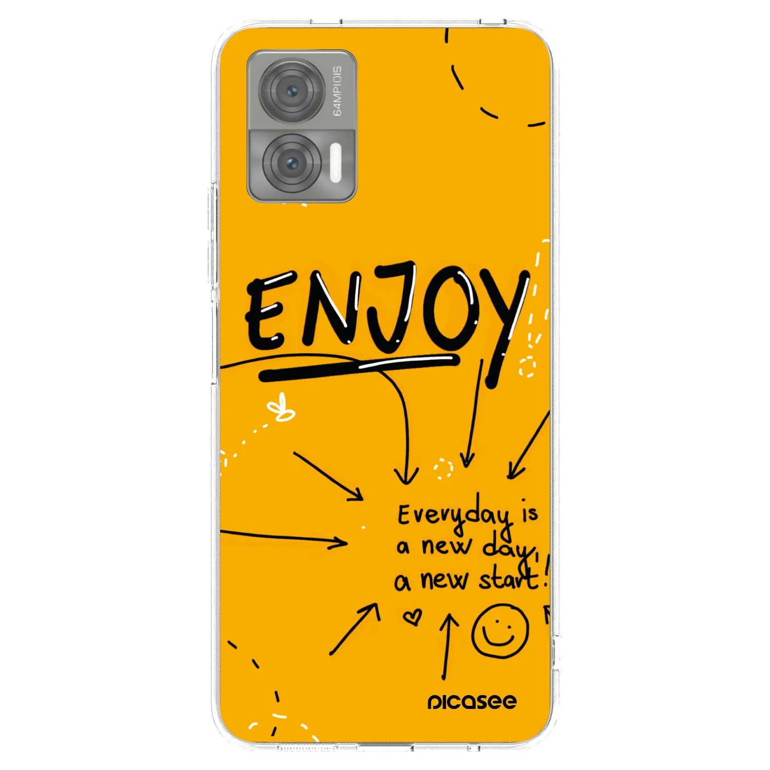 Picasee husă transparentă din silicon pentru Motorola Edge 30 Neo - Enjoy