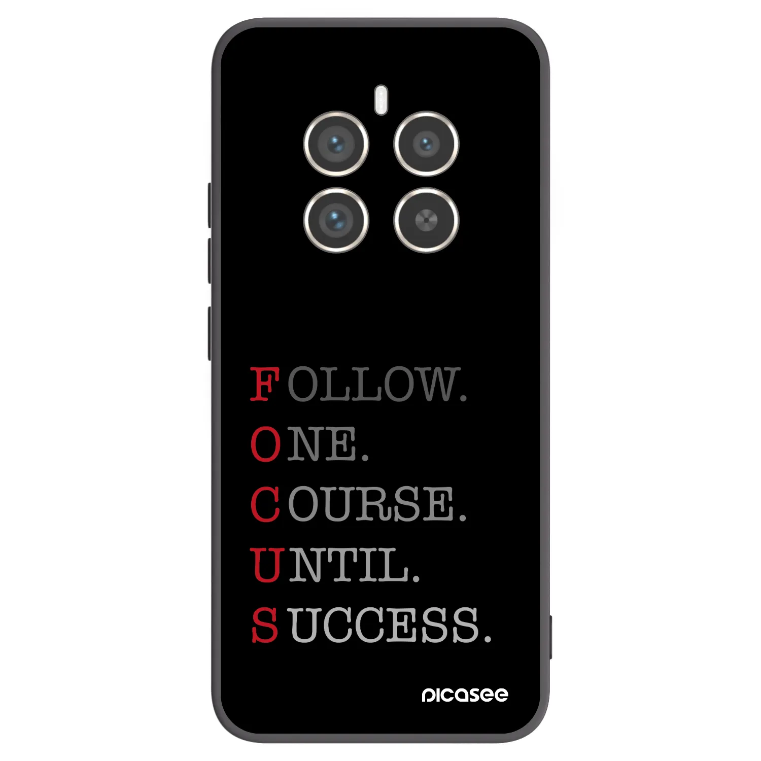 Picasee husă neagră din silicon pentru Realme 12 Pro 5G - Focus