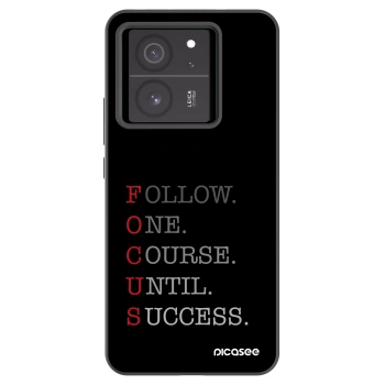 Picasee husă neagră din silicon pentru Xiaomi 13T Pro - Focus