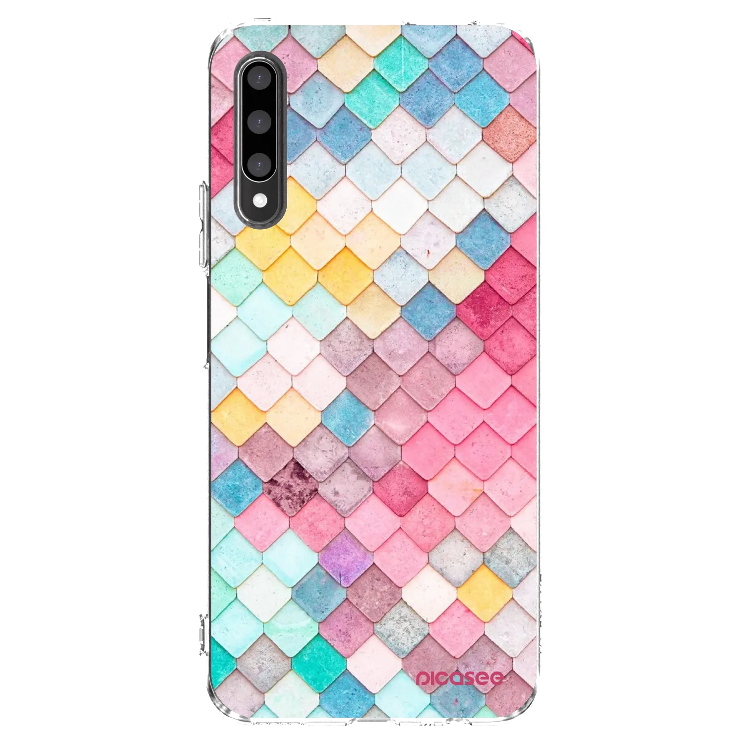 Picasee husă transparentă din silicon pentru Honor 9X Pro - Colorful roof