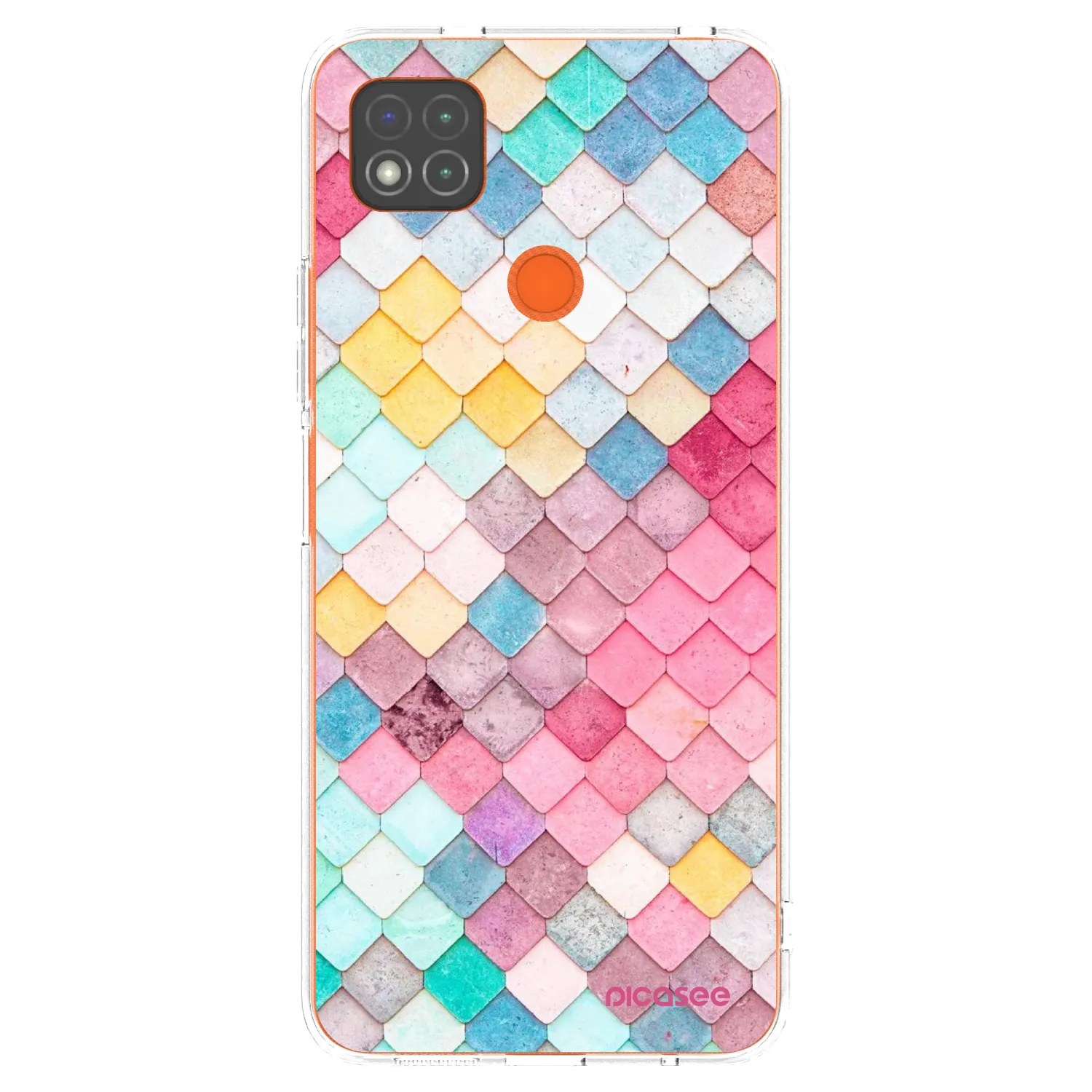 Picasee husă transparentă din silicon pentru Xiaomi Redmi 9C - Colorful roof