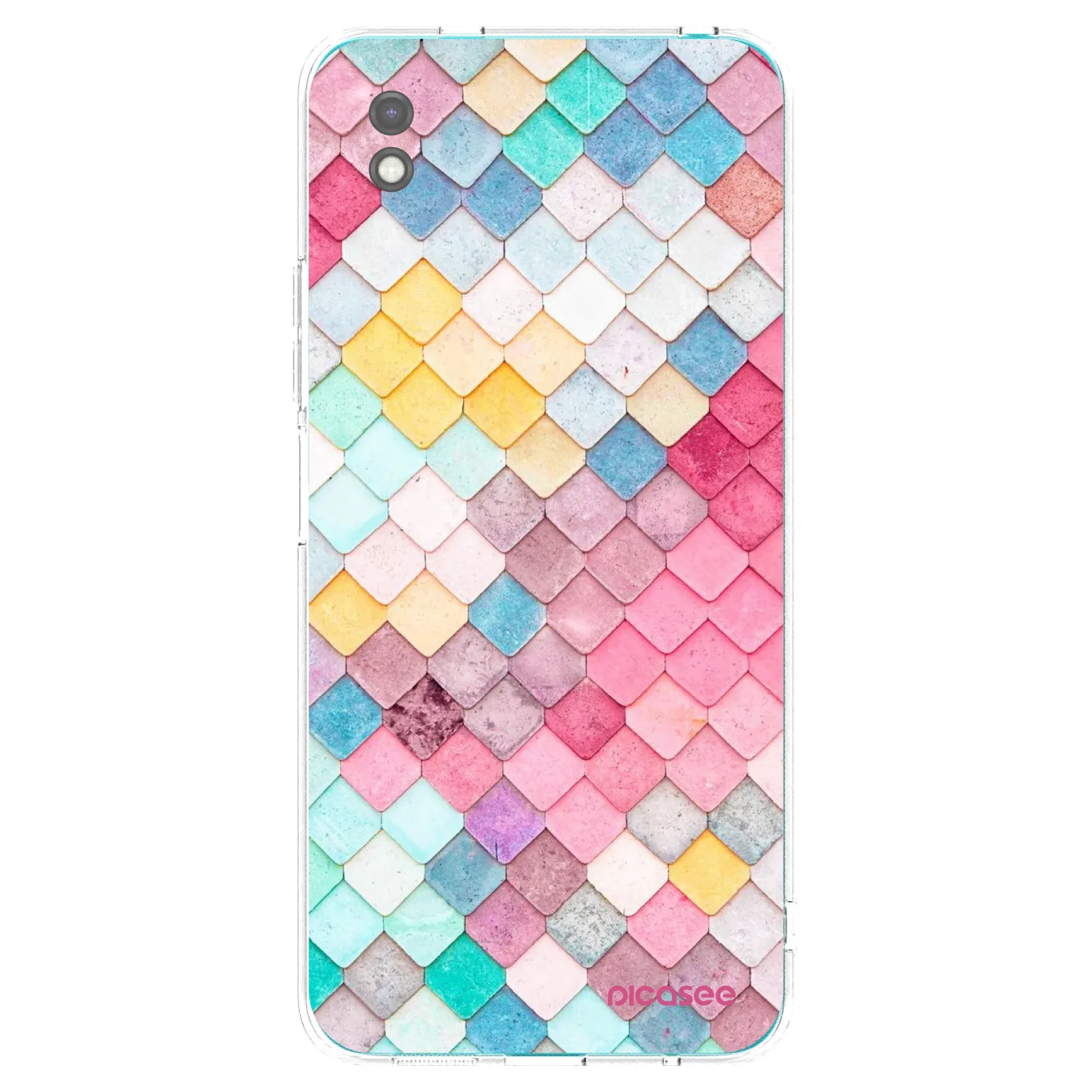 Picasee husă neagră din silicon pentru Xiaomi Redmi 9A - Colorful roof