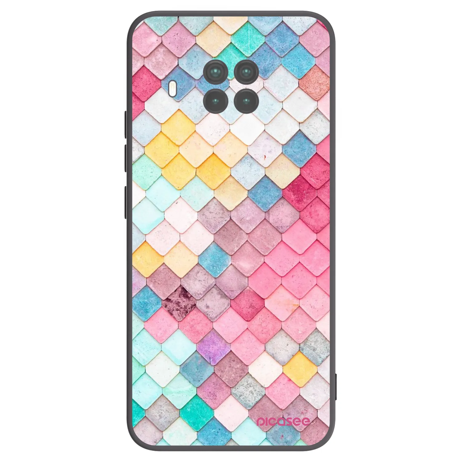 Picasee husă neagră din silicon pentru Xiaomi Mi 10T Lite - Colorful roof