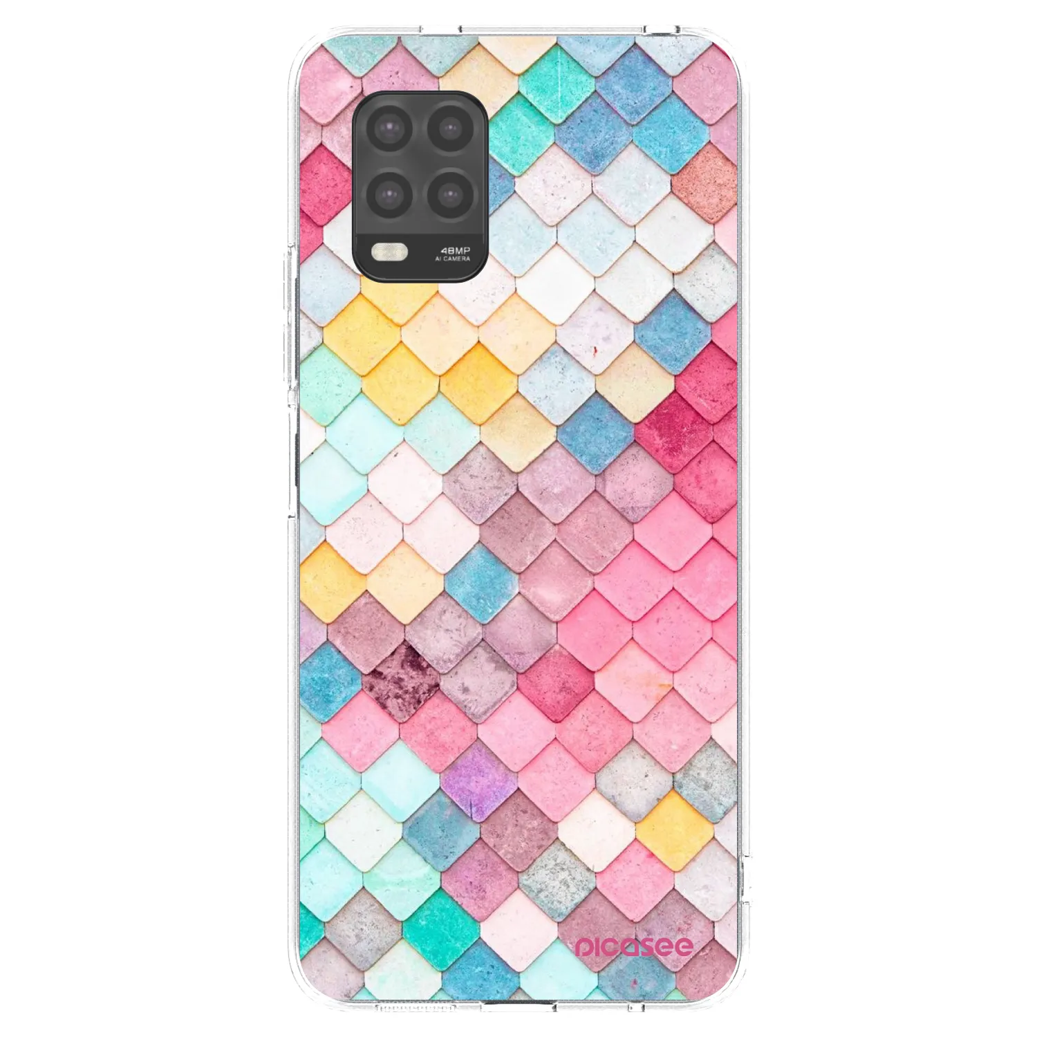 Picasee husă transparentă din silicon pentru Xiaomi Mi 10 Lite - Colorful roof