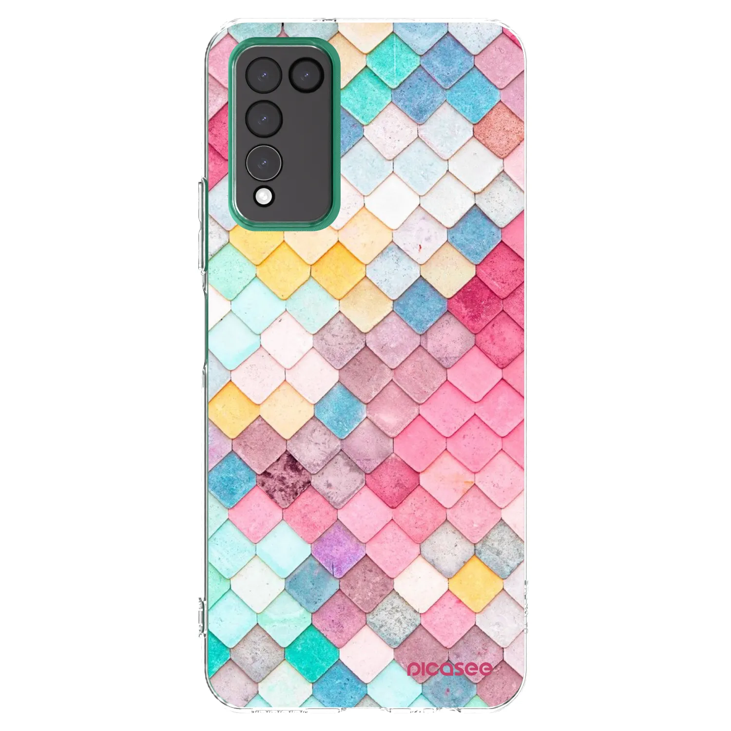 Picasee husă transparentă din silicon pentru Honor 10X Lite - Colorful roof