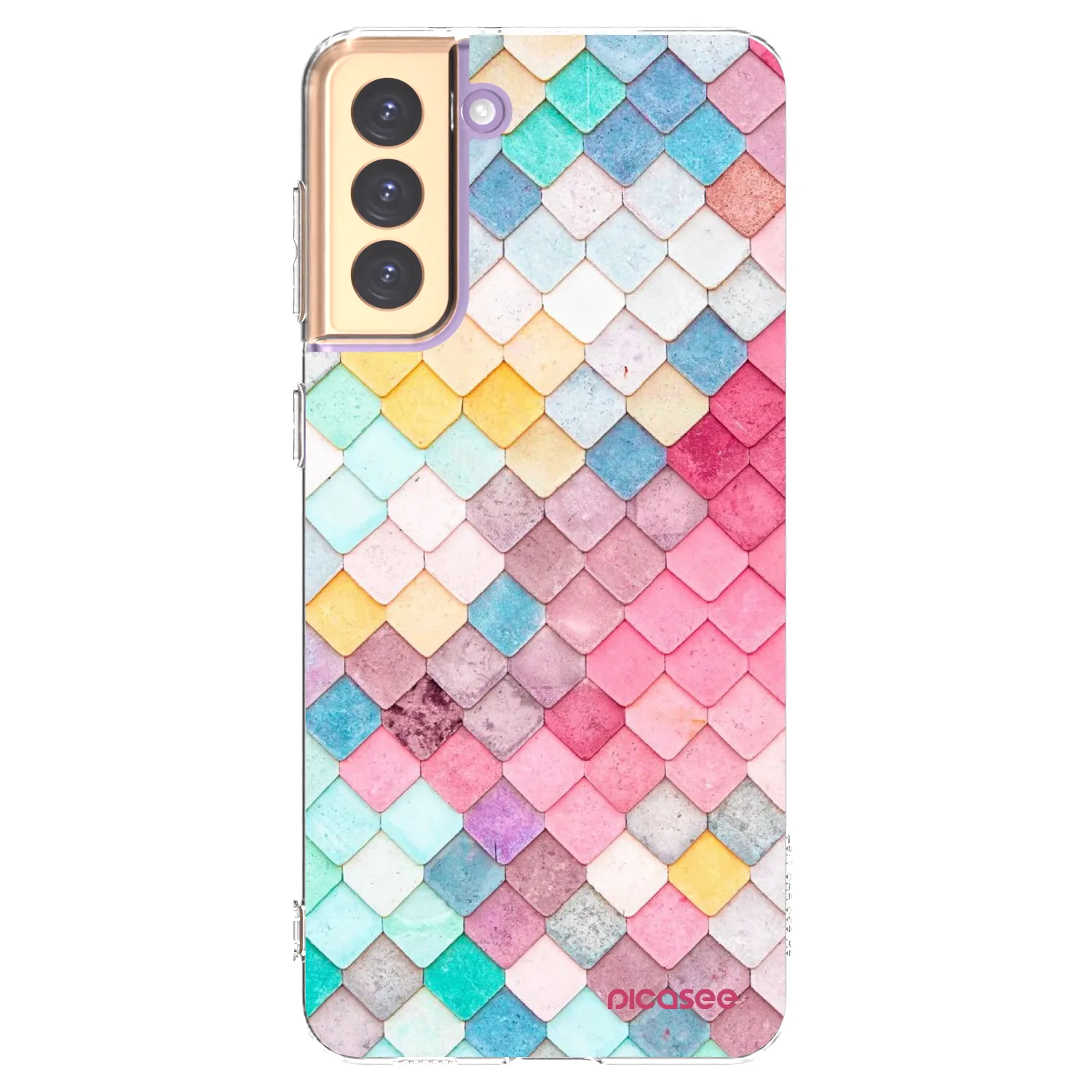 Picasee husă transparentă din silicon pentru Samsung Galaxy S21+ 5G G996F - Colorful roof