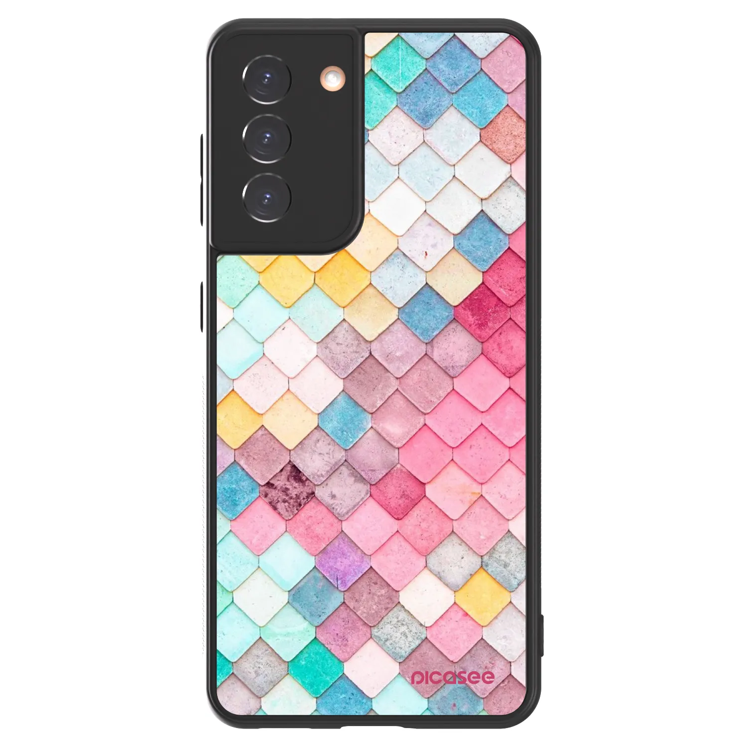 Picasee ULTIMATE CASE pentru Samsung Galaxy S21 5G G991B - Colorful roof