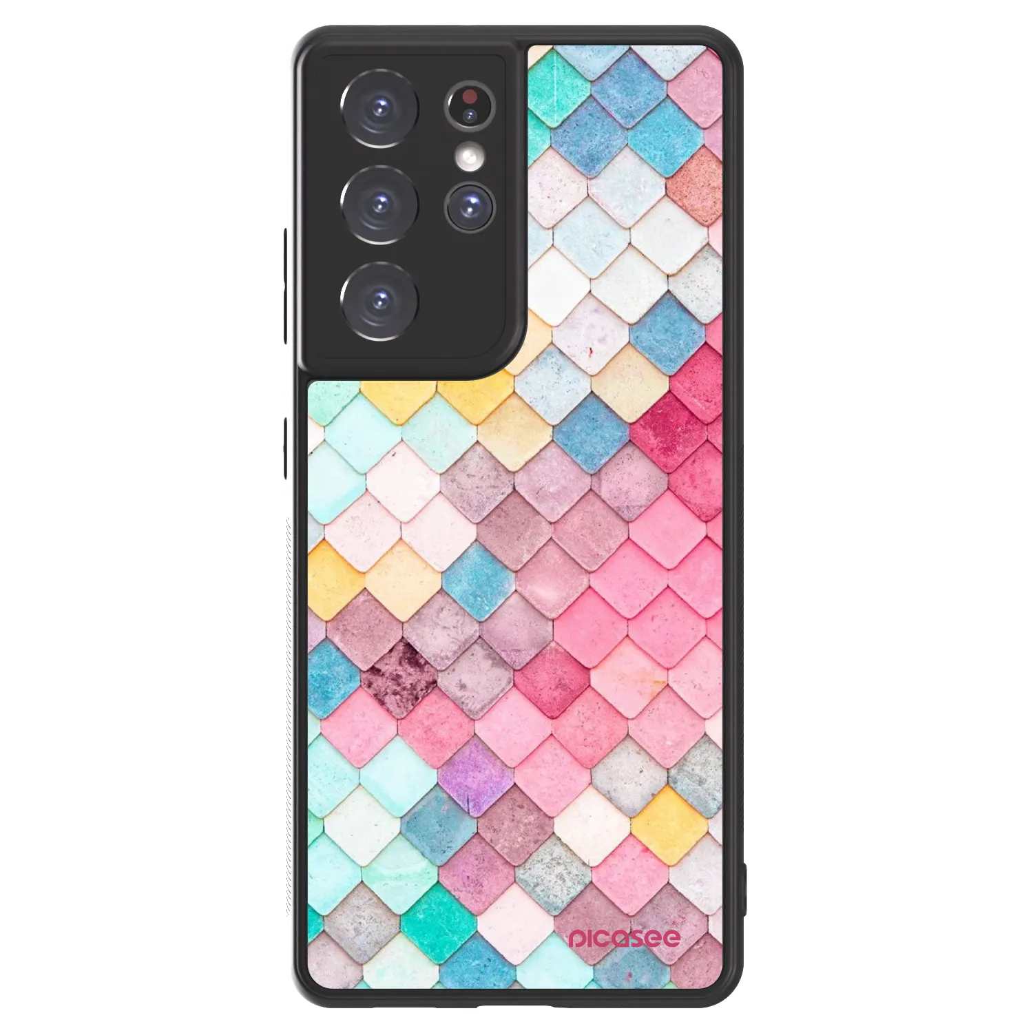 Picasee ULTIMATE CASE pentru Samsung Galaxy S21 Ultra 5G G998B - Colorful roof