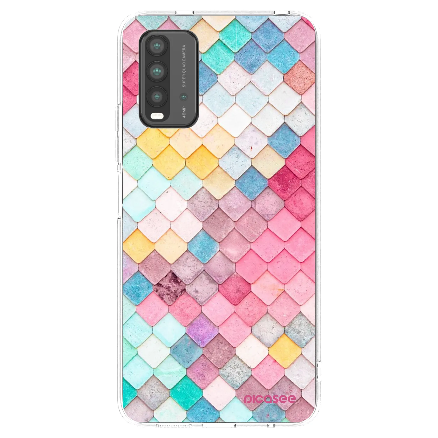 Picasee husă transparentă din silicon pentru Xiaomi Redmi 9T - Colorful roof
