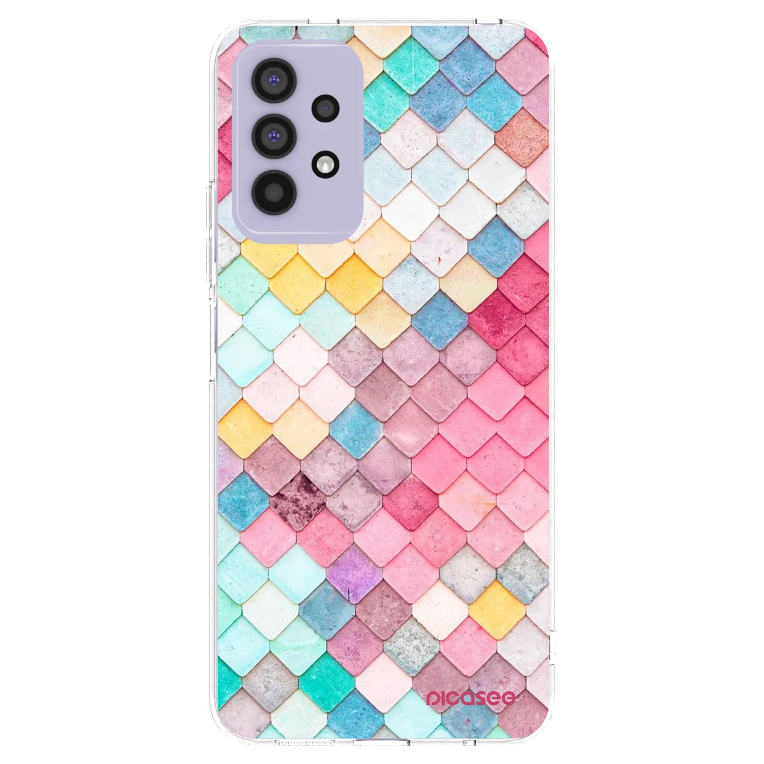 Picasee husă transparentă din silicon pentru Samsung Galaxy A32 4G SM-A325F - Colorful roof