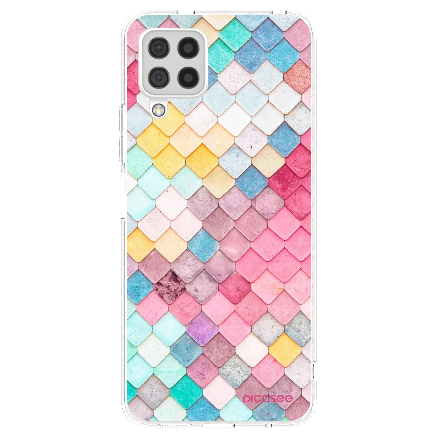 Picasee husă transparentă din silicon pentru Samsung Galaxy A22 A225F 4G - Colorful roof