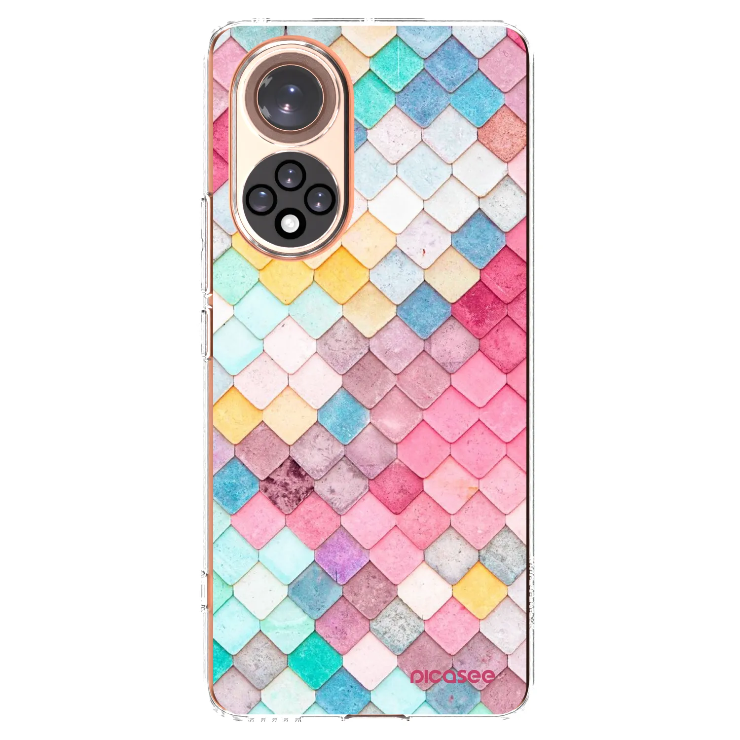 Picasee husă transparentă din silicon pentru Honor 50 5G - Colorful roof