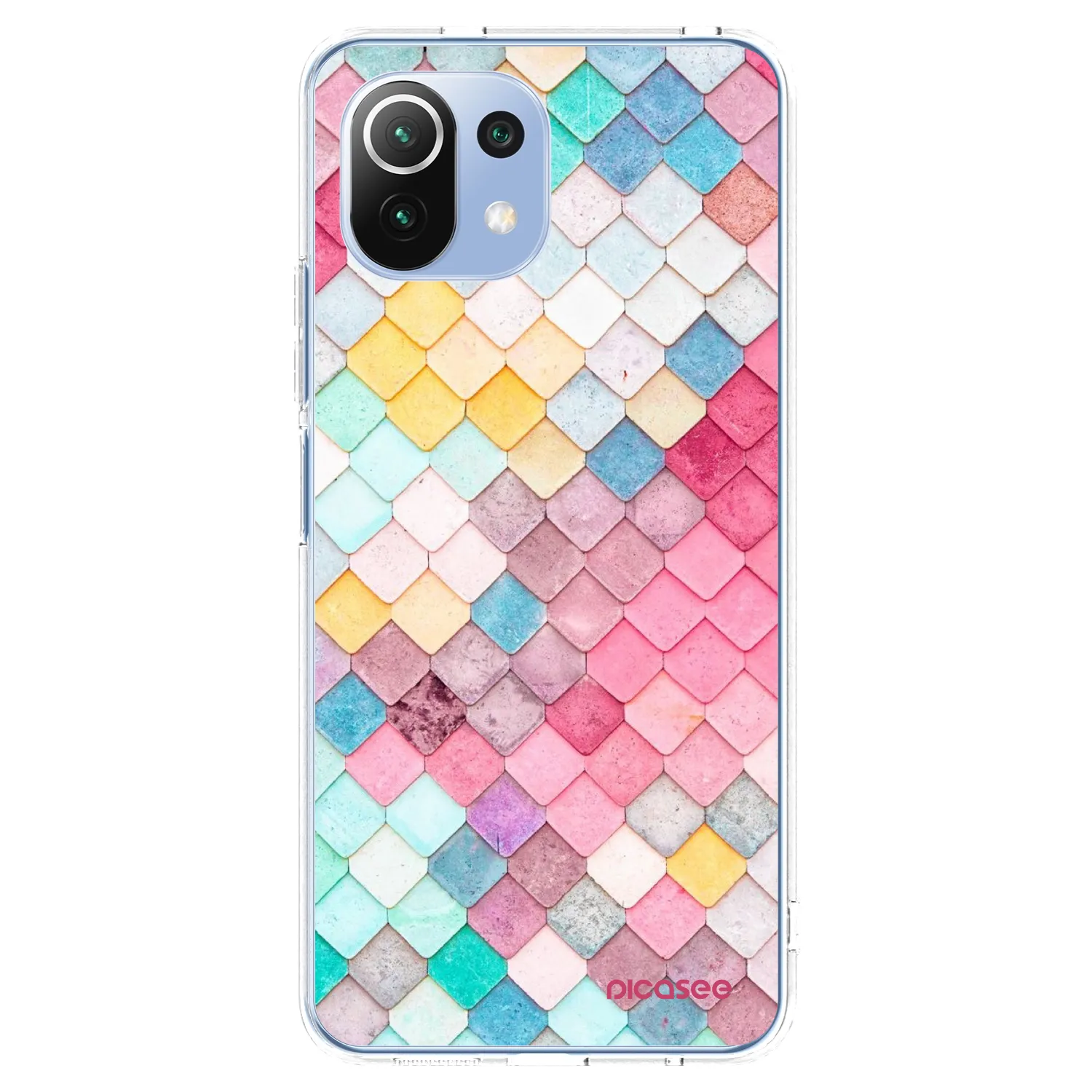 Picasee husă transparentă din silicon pentru Xiaomi 11 Lite 5G NE - Colorful roof