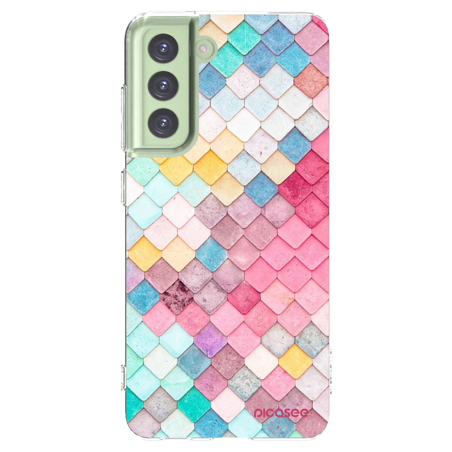 Picasee husă transparentă din silicon pentru Samsung Galaxy S21 FE 5G - Colorful roof