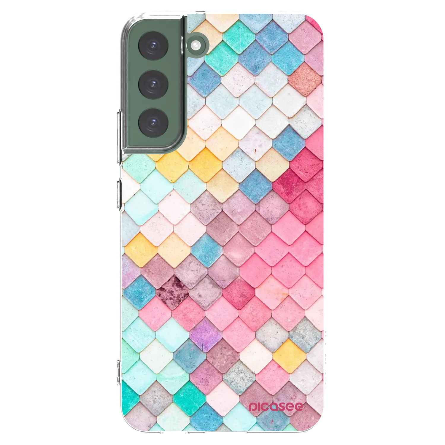 Picasee husă transparentă din silicon pentru Samsung Galaxy S22+ 5G - Colorful roof