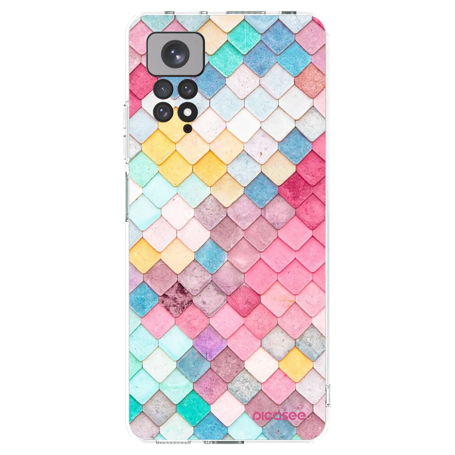 Picasee husă transparentă din silicon pentru Xiaomi Redmi Note 11S 4G - Colorful roof