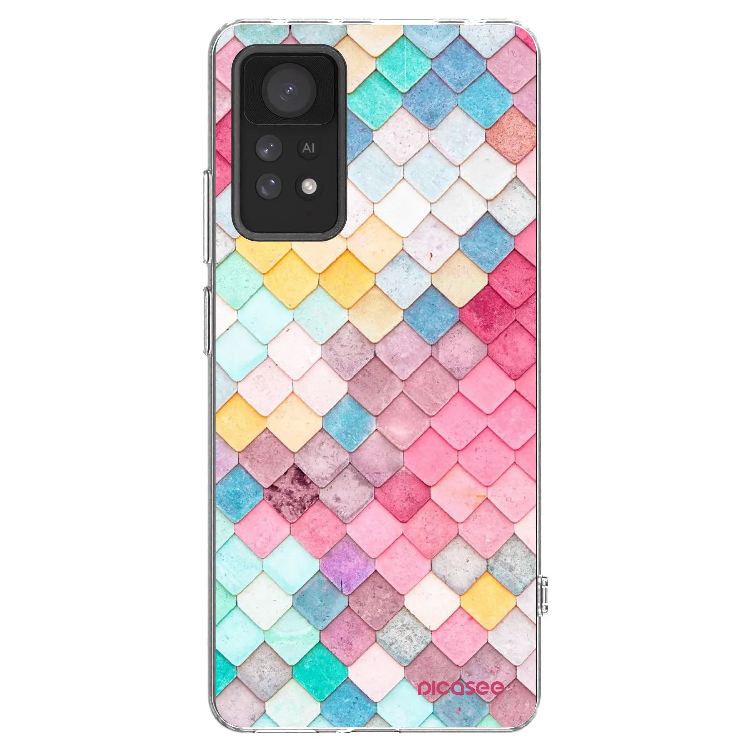 Picasee husă transparentă din silicon pentru Xiaomi Redmi Note 11 Pro - Colorful roof