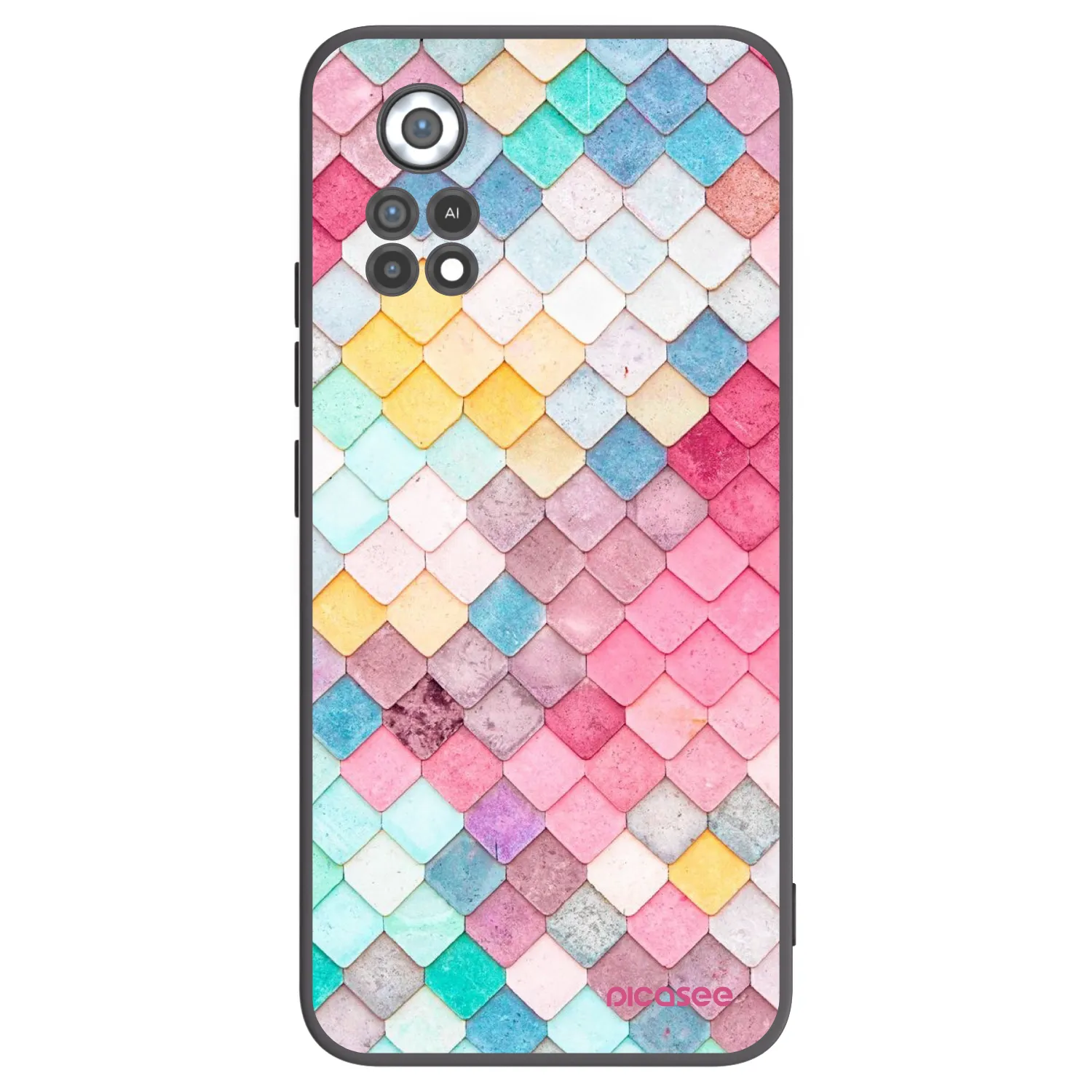 Picasee husă neagră din silicon pentru Xiaomi Poco X4 Pro 5G - Colorful roof