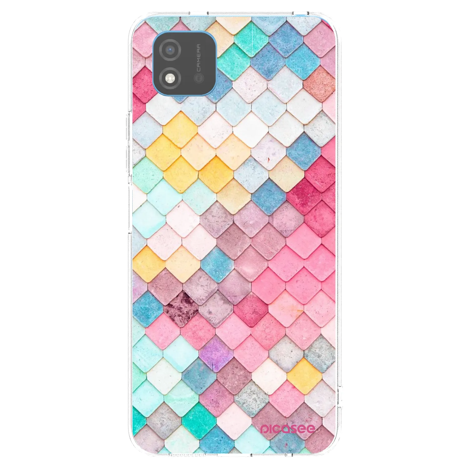 Picasee husă transparentă din silicon pentru Realme C11 (2021) - Colorful roof