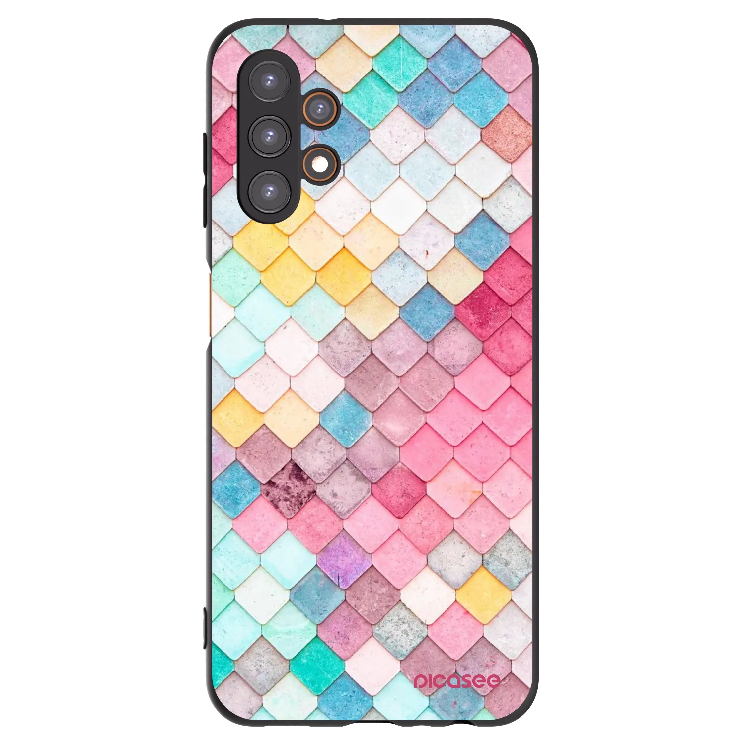 Picasee husă neagră din silicon pentru Samsung Galaxy A13 4G A135 - Colorful roof