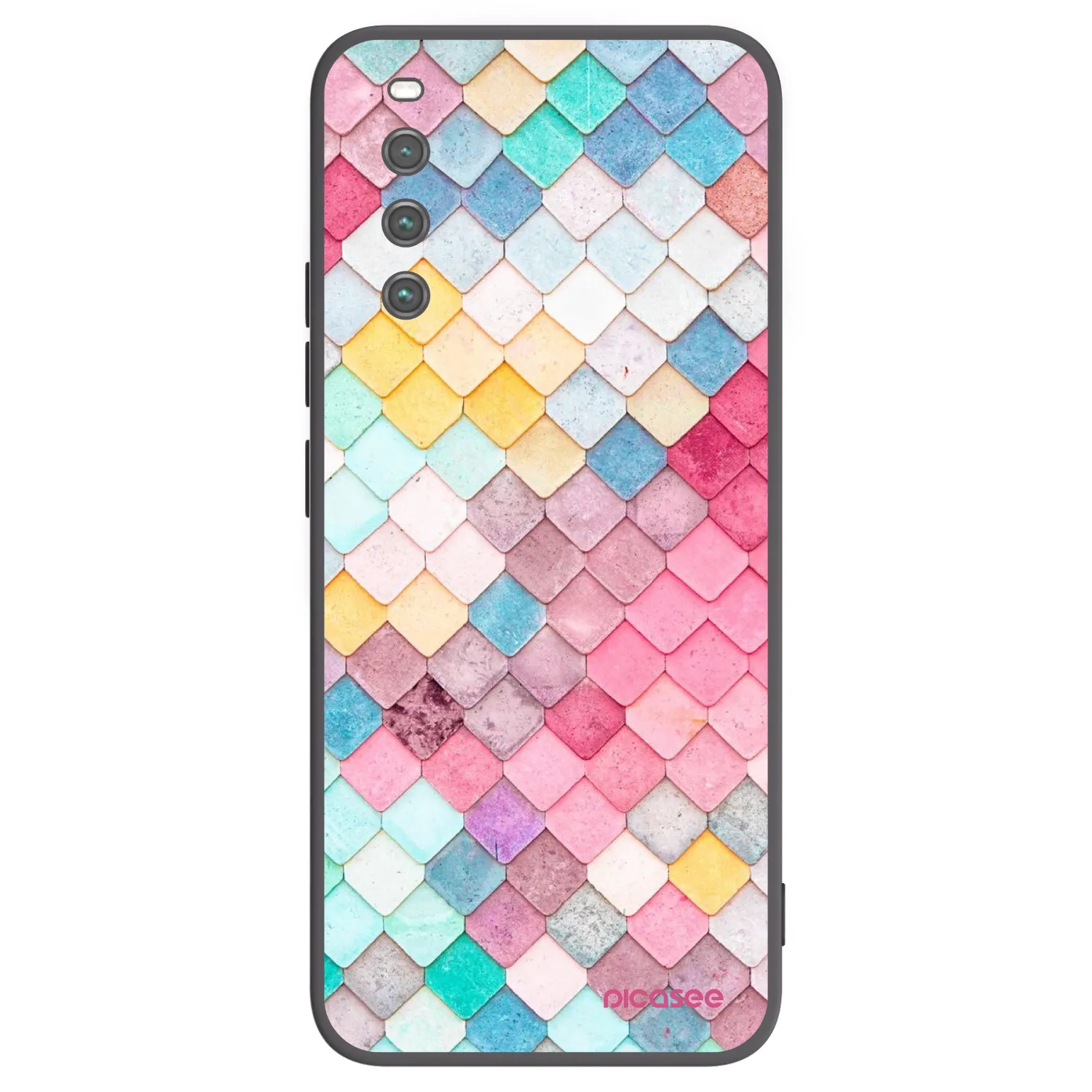 Picasee husă neagră din silicon pentru Sony Xperia 10 IV 5G - Colorful roof