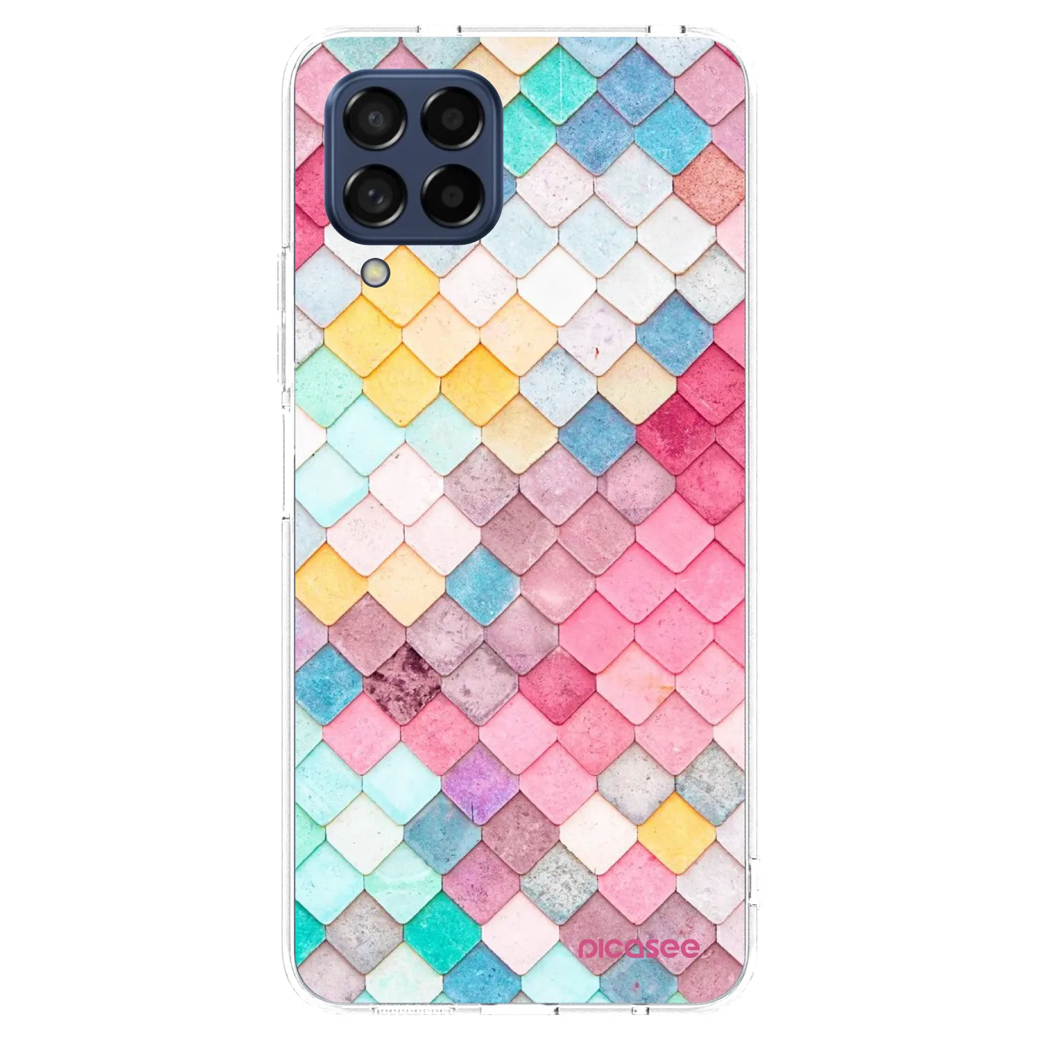Picasee husă transparentă din silicon pentru Samsung Galaxy M53 5G - Colorful roof
