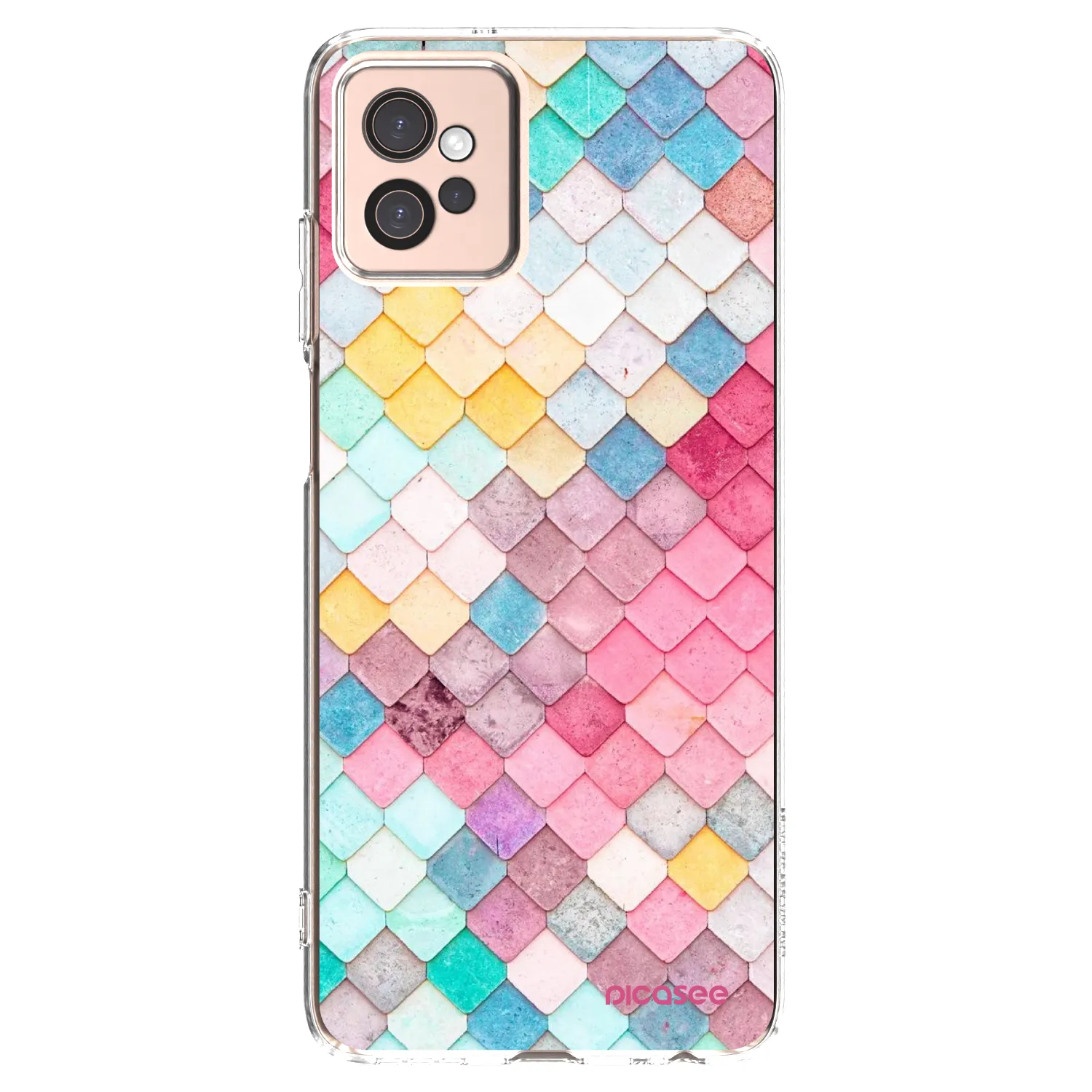 Picasee husă transparentă din silicon pentru Motorola Moto G32 - Colorful roof