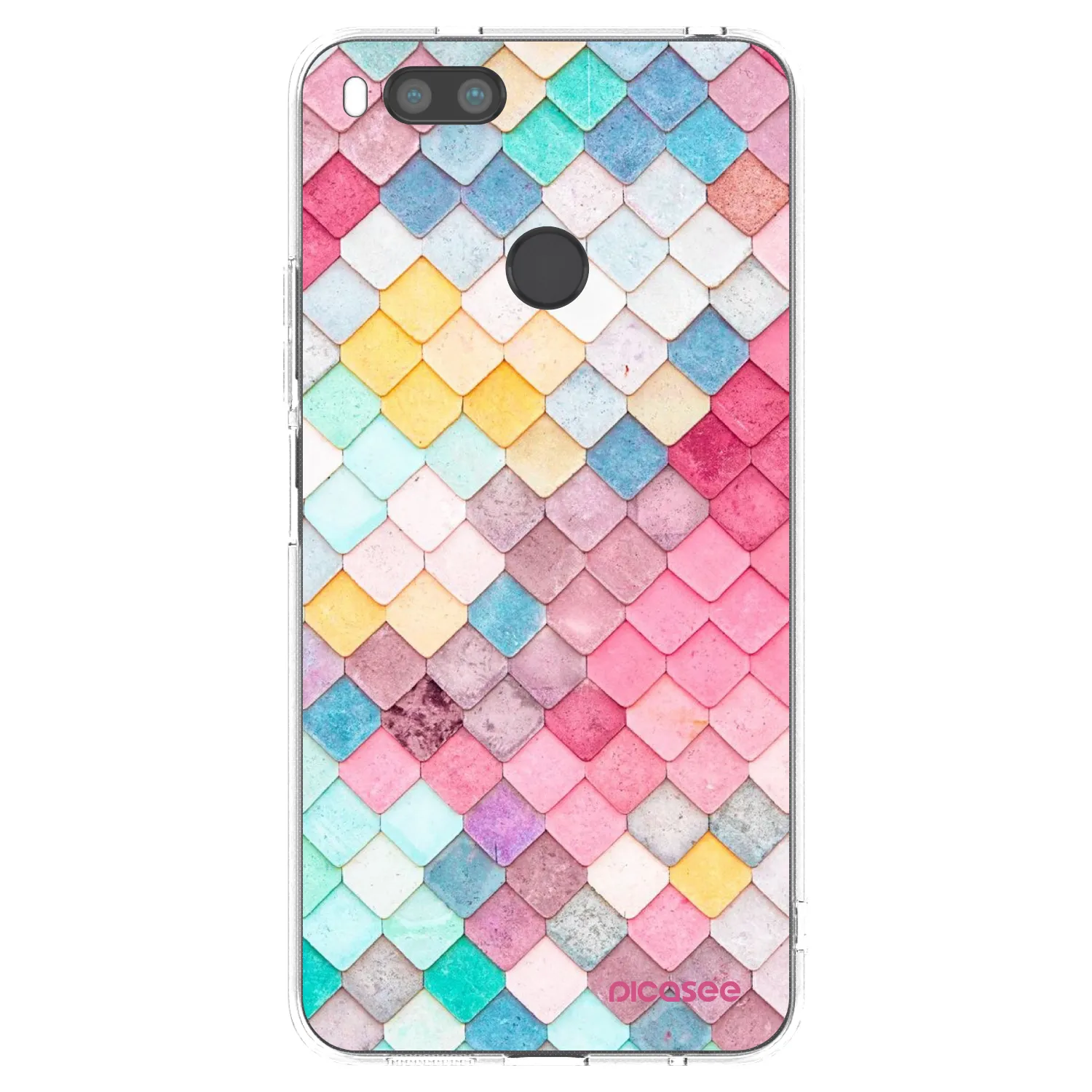 Picasee husă transparentă din silicon pentru Xiaomi Redmi A1 - Colorful roof