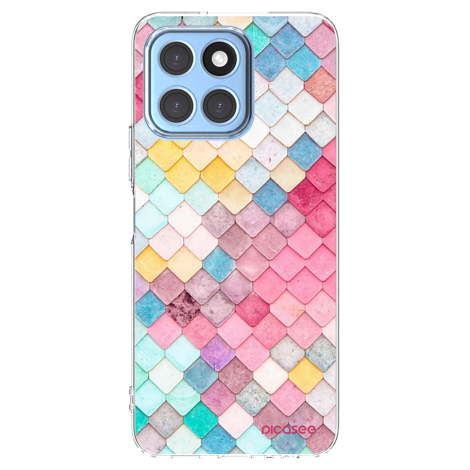 Picasee husă transparentă din silicon pentru Honor X8 5G - Colorful roof