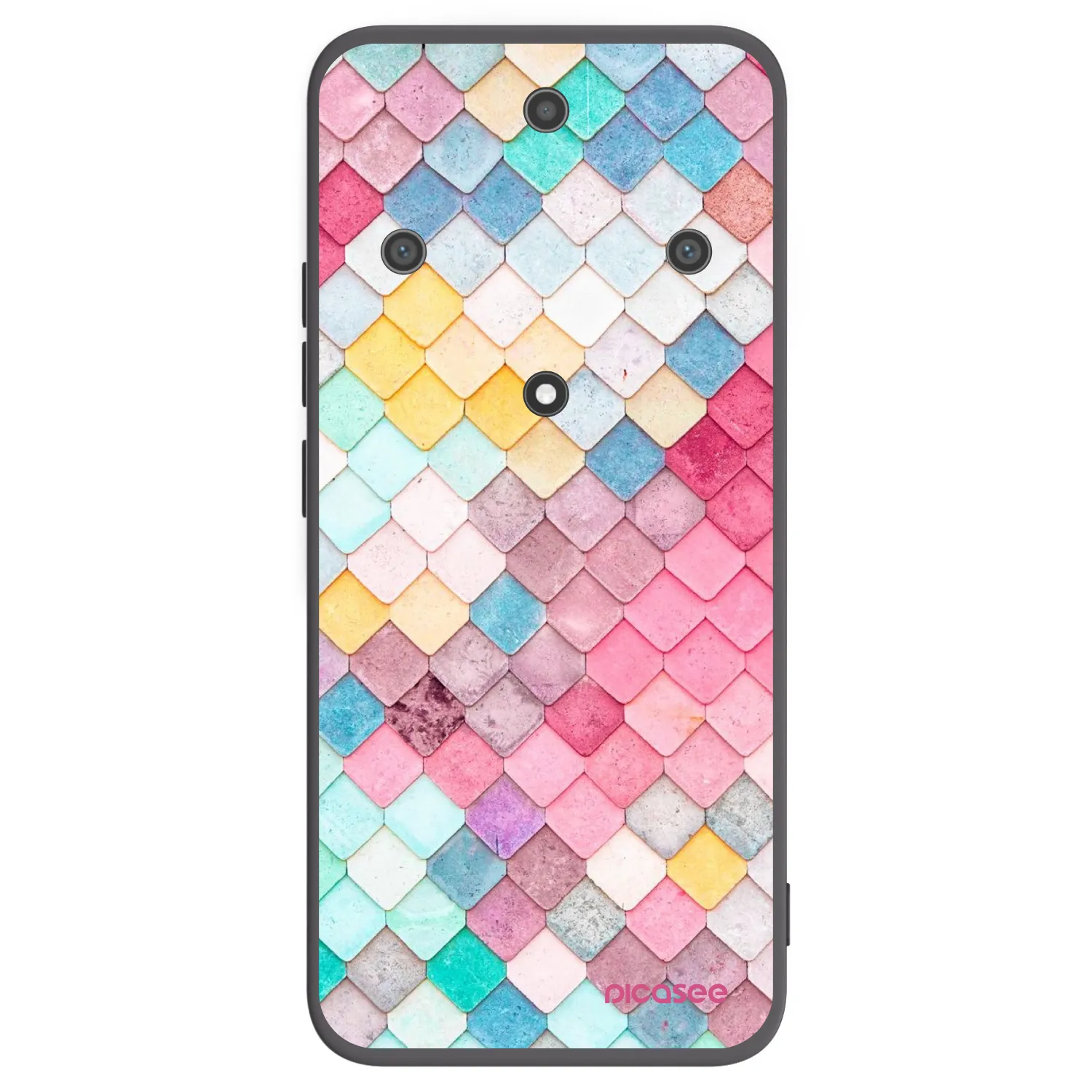 Picasee husă neagră din silicon pentru Honor Magic5 Lite 5G - Colorful roof