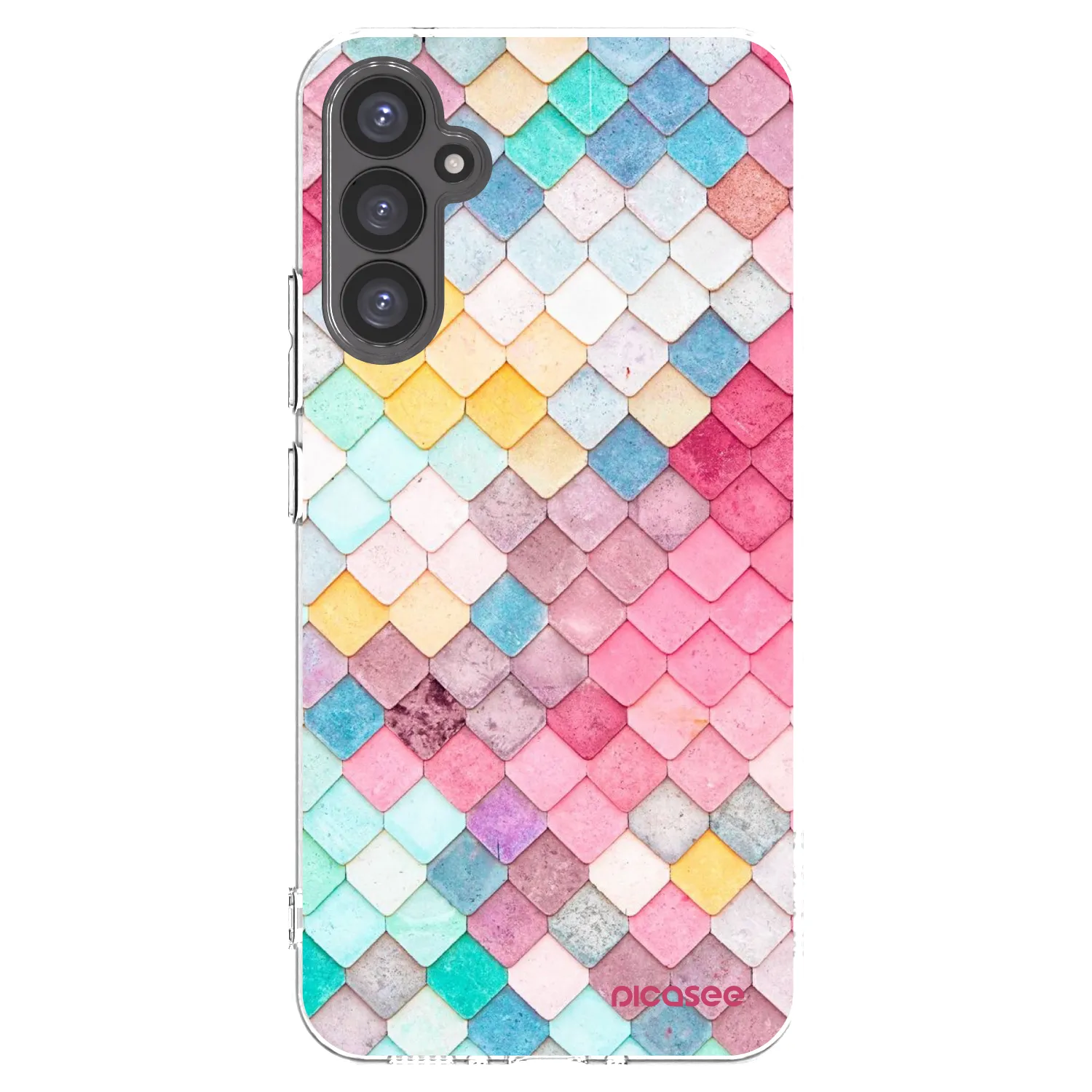 Picasee husă transparentă din silicon pentru Samsung Galaxy A34 5G A346B - Colorful roof